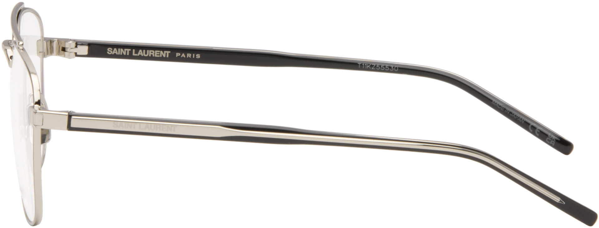 Saint Laurent - Lunettes SL 665 argentées