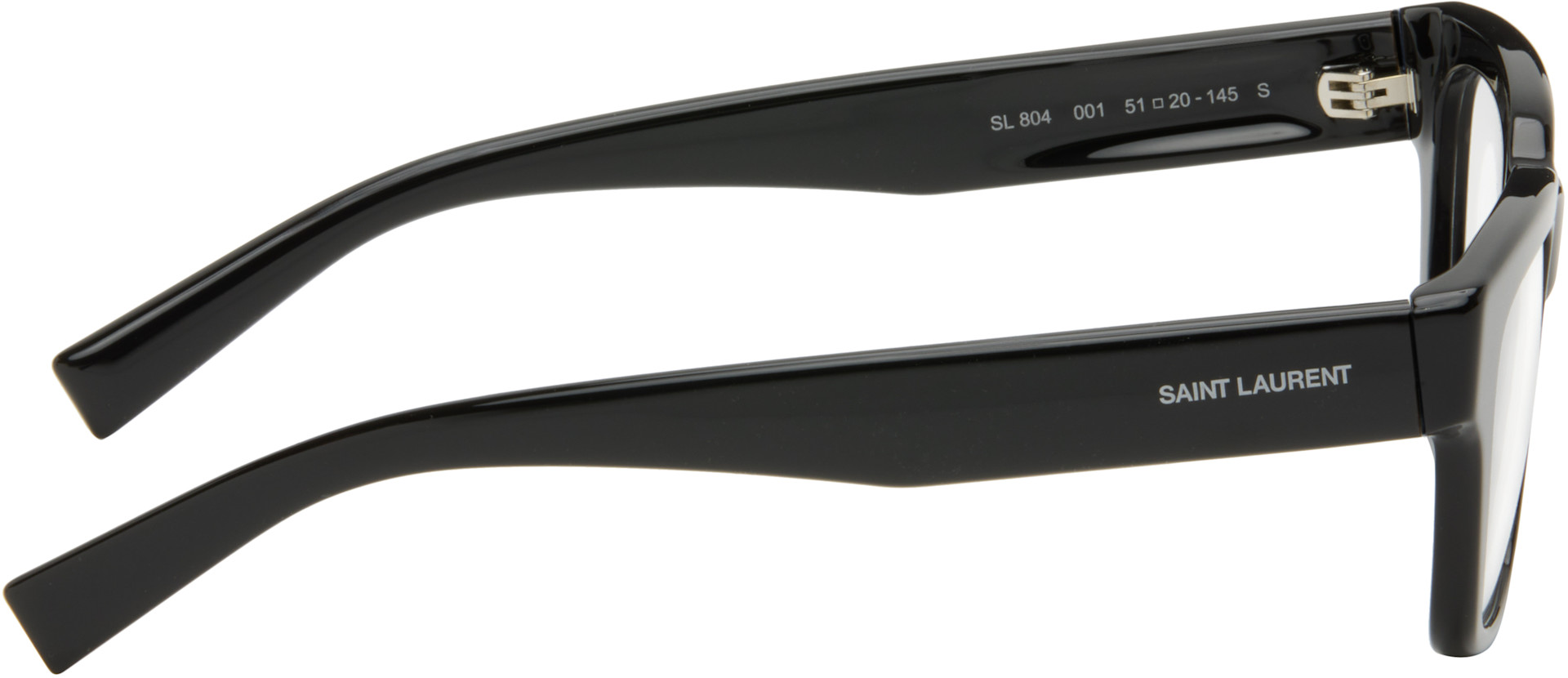 Saint Laurent: Black SL 804 Glasses | SSENSE