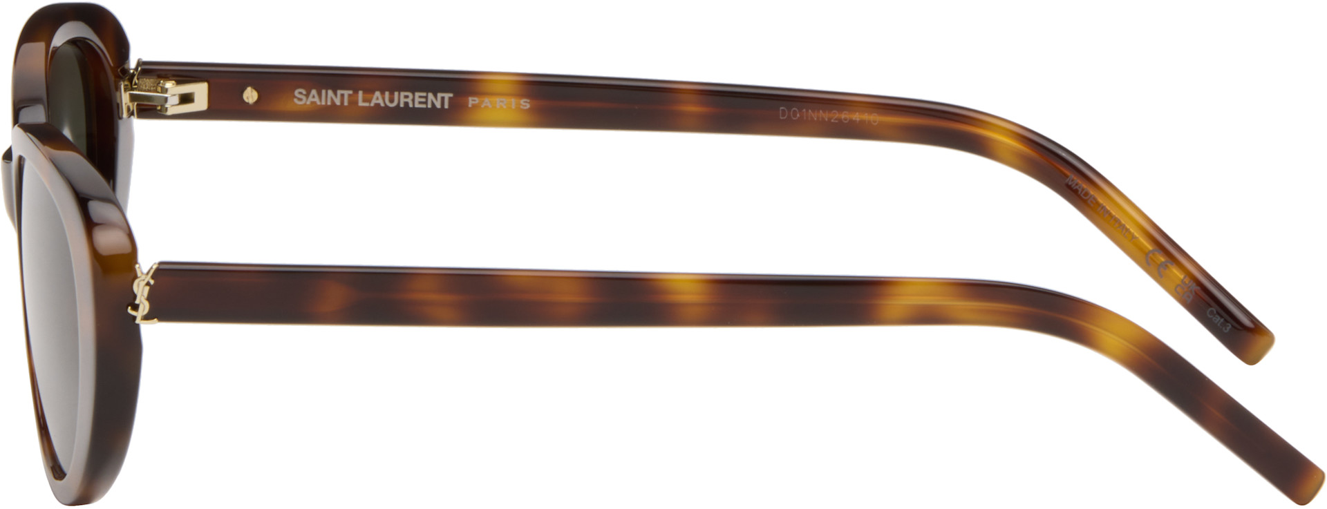 Saint Laurent: ブラウン SL M154 サングラス | SSENSE 日本