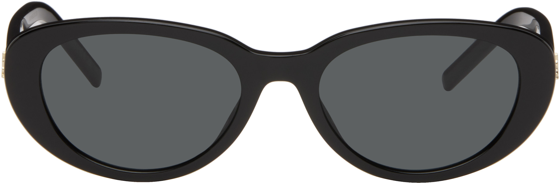Saint Laurent: ブラック SL M154 サングラス | SSENSE 日本