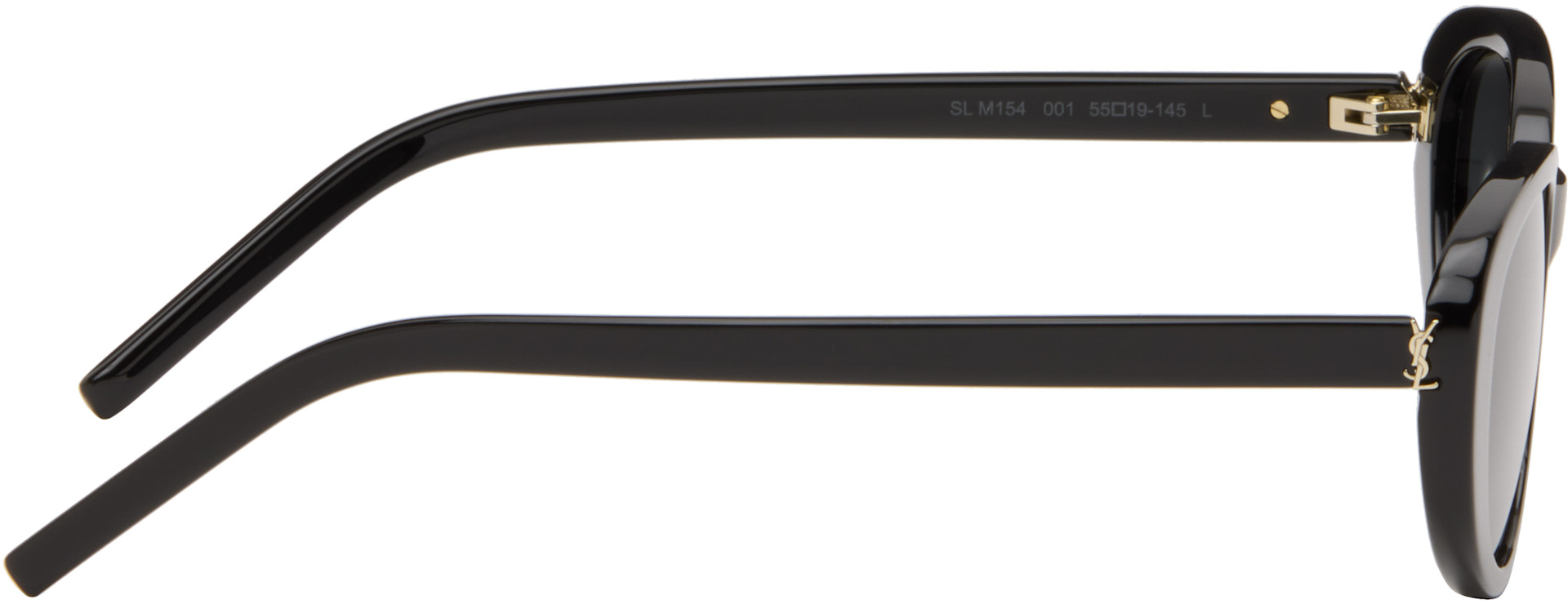 Saint Laurent: Black SL M154 Sunglasses | SSENSE Austria