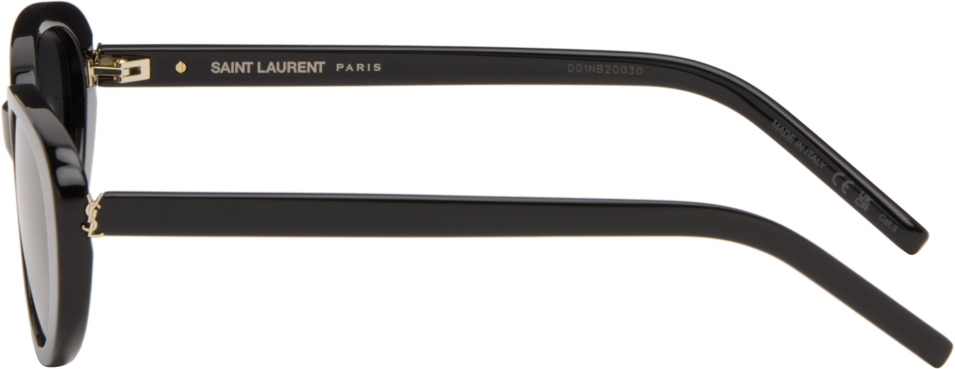 Saint Laurent: ブラック SL M154 サングラス | SSENSE 日本 Saint Laurent: ブラック SL M154 サングラス | SSENSE 日本