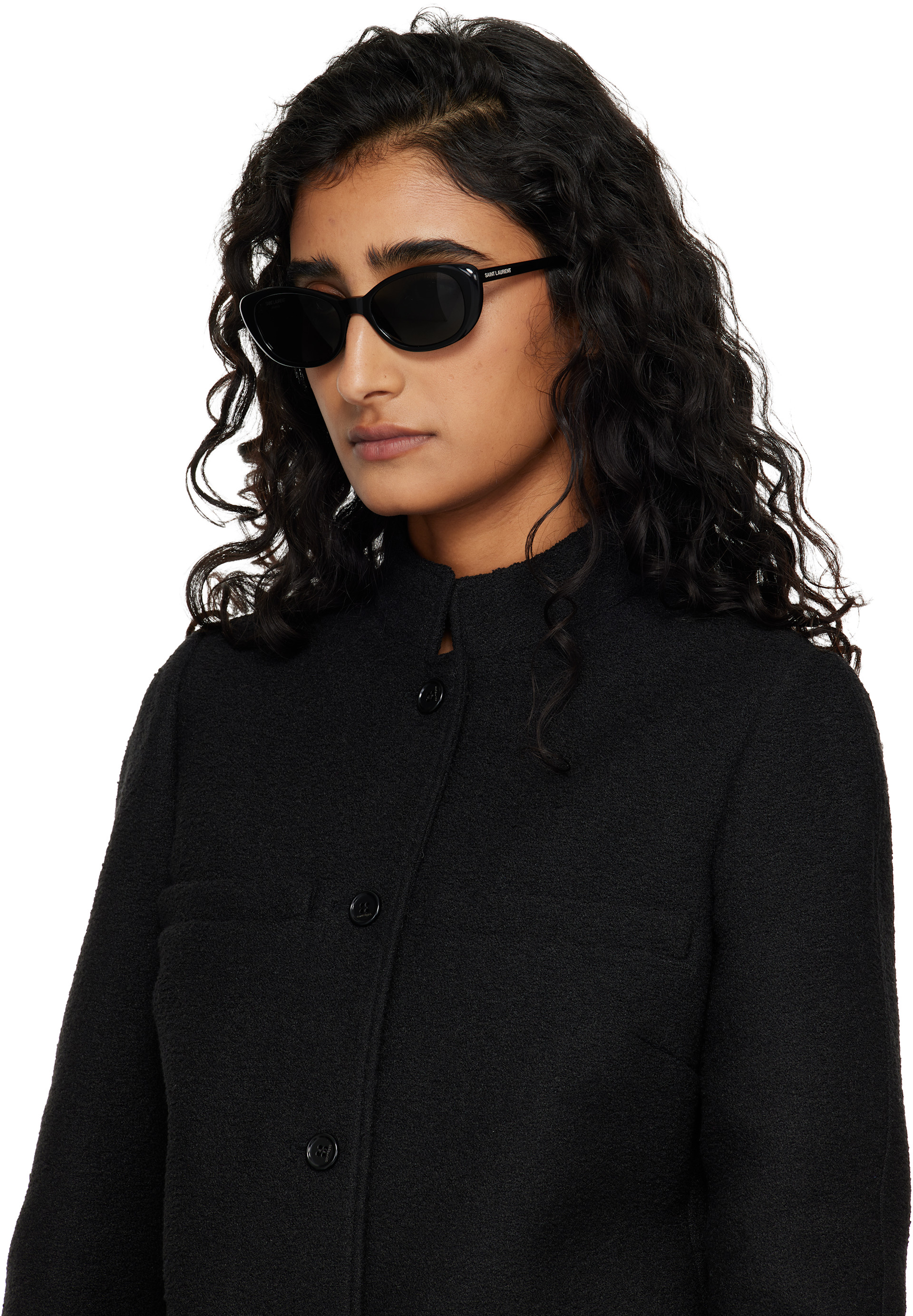 Saint Laurent: Black SL 822 Sunglasses | SSENSE