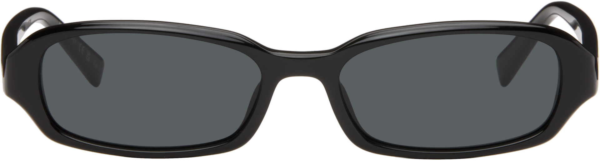 Saint Laurent SL872 ERIN 001 Rectangle Sunglasses - Black Saint Laurent Erin SL 872 Rectangle Sunglasses | Fashion  main image 4