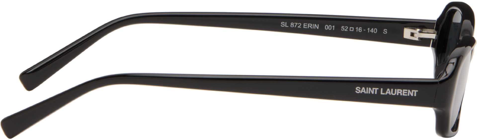 Saint Laurent: Black SL 872 Erin Sunglasses | SSENSE display picture 1