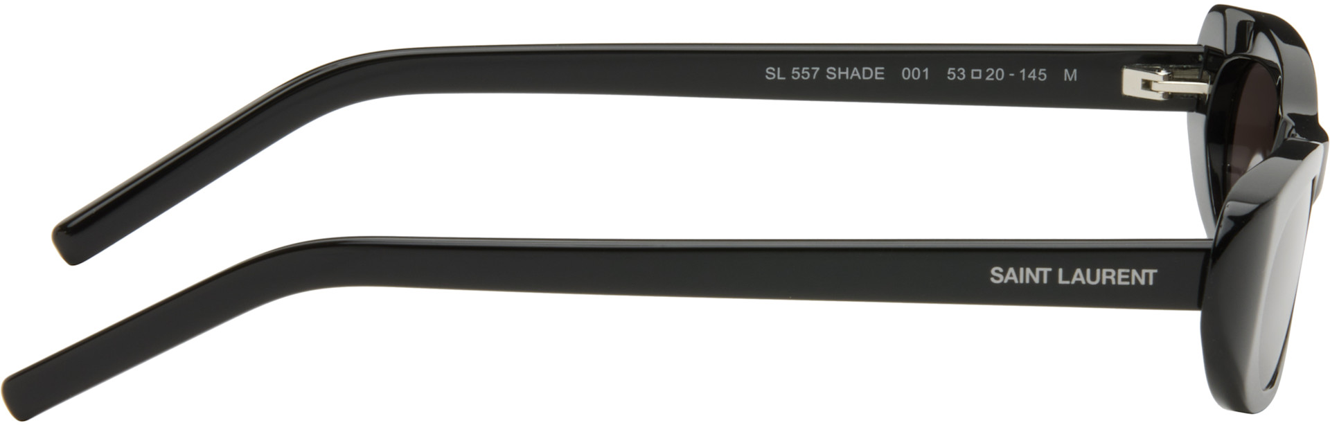 Saint Laurent: Black SL 557 Shade Sunglasses | SSENSE