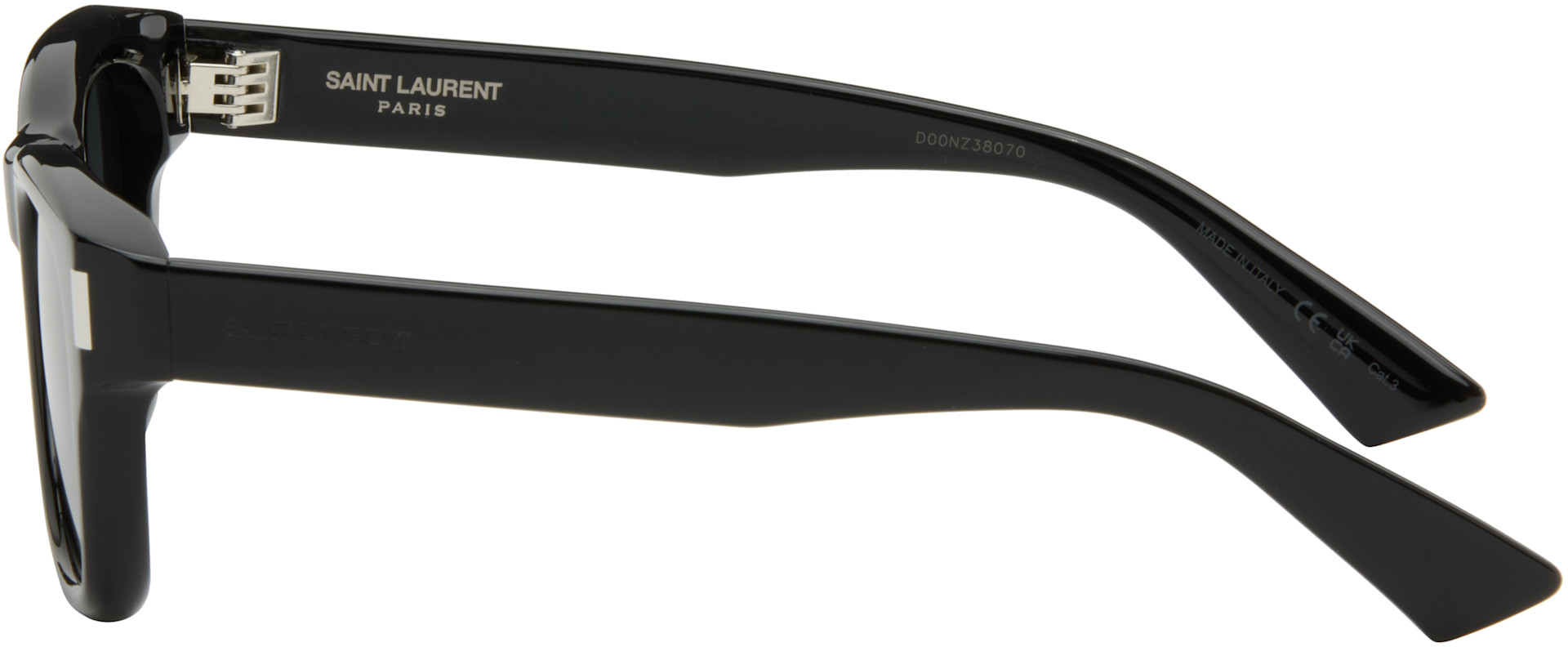 Saint Laurent: Black SL 838 Large Sunglasses | SSENSE