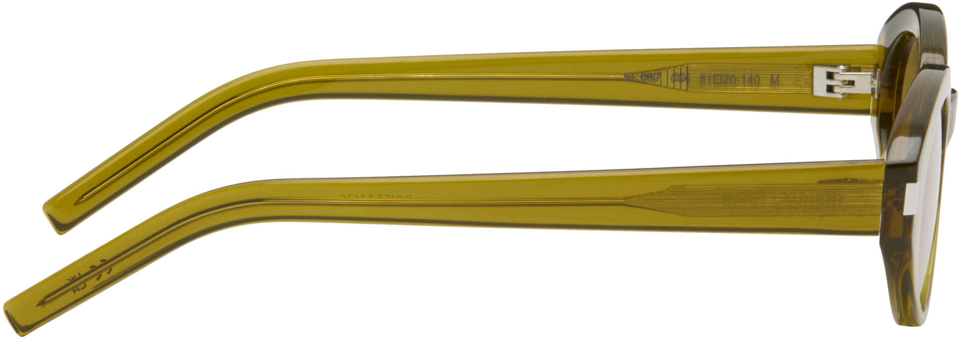 Saint Laurent - Lunettes de soleil SL 567 vertes