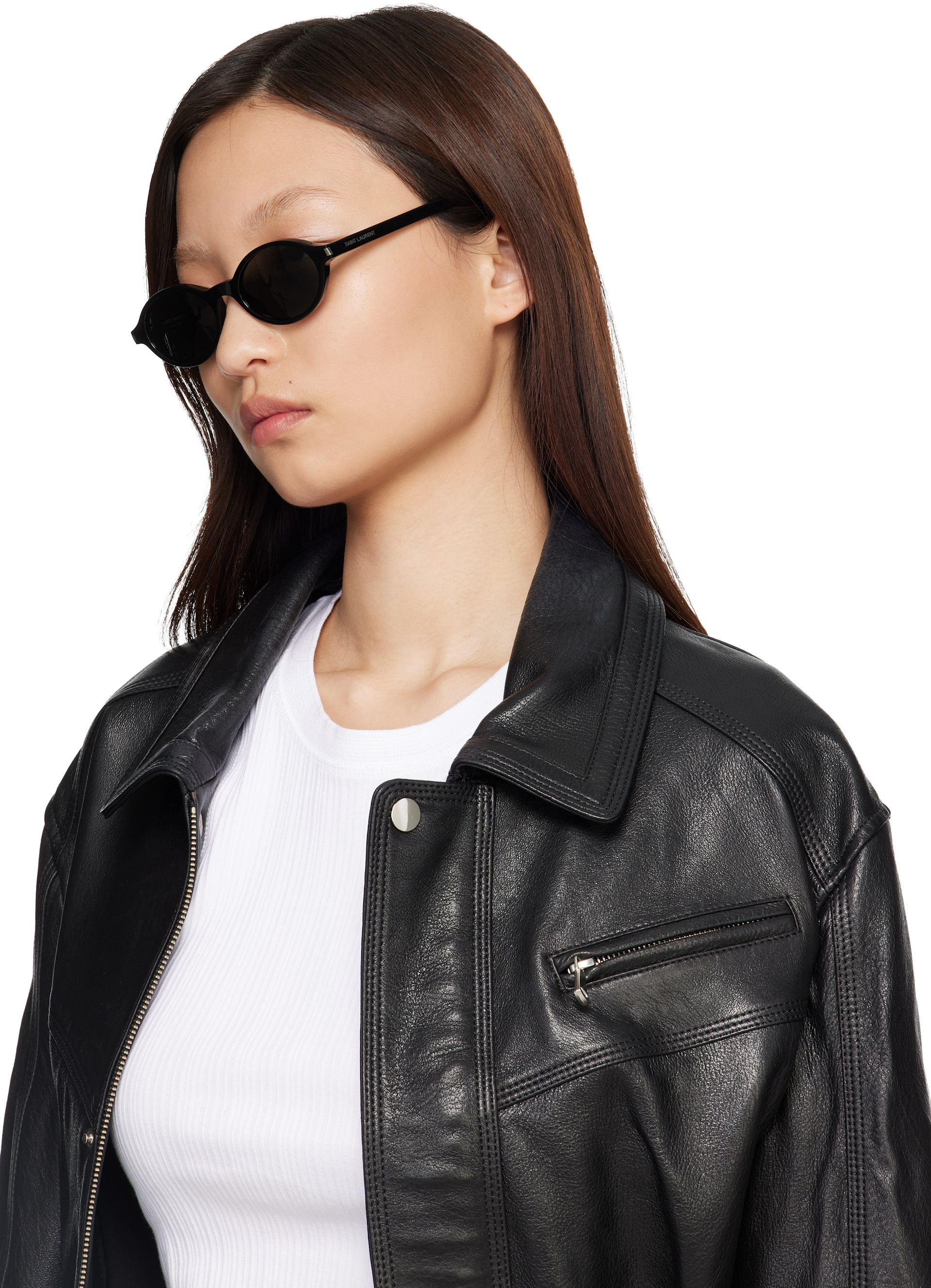 SAINT LAURENT ブラック　サングラス Saint Laurent: ブラック SL 751 Jeanne サングラス | SSENSE 日本