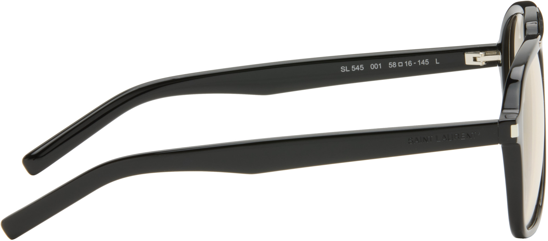 Saint Laurent: ブラック SL 545 サングラス | SSENSE 日本
