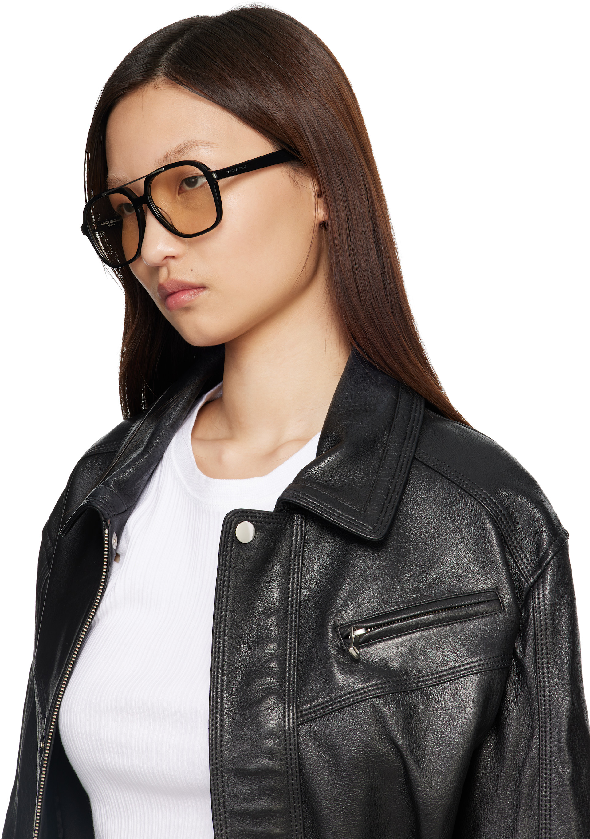 Saint Laurent: Black SL 545 Sunglasses | SSENSE