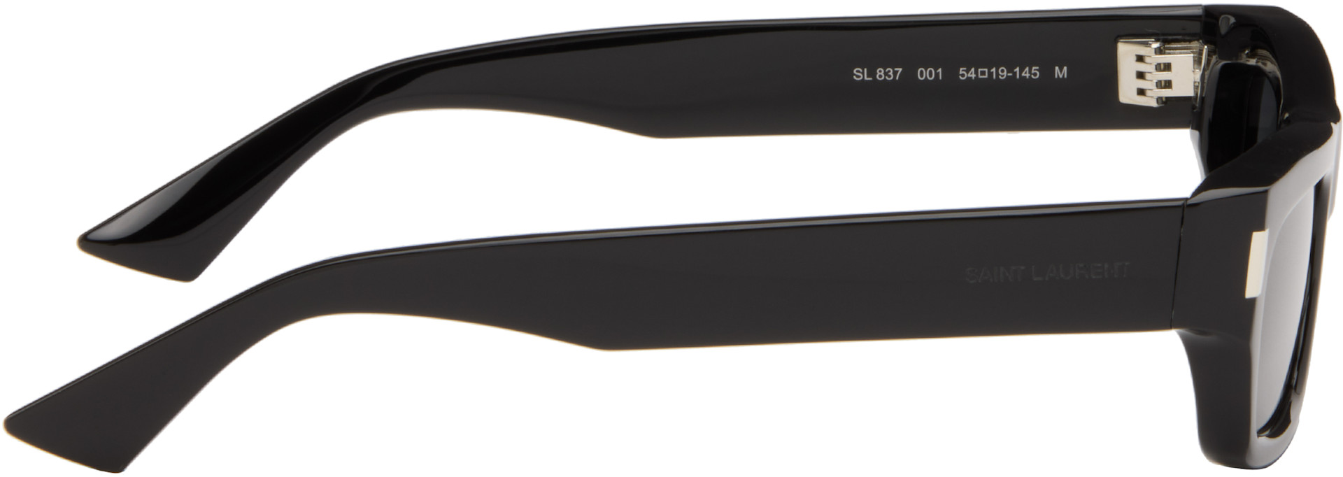 Saint Laurent: ブラック SL 837 サングラス | SSENSE 日本
