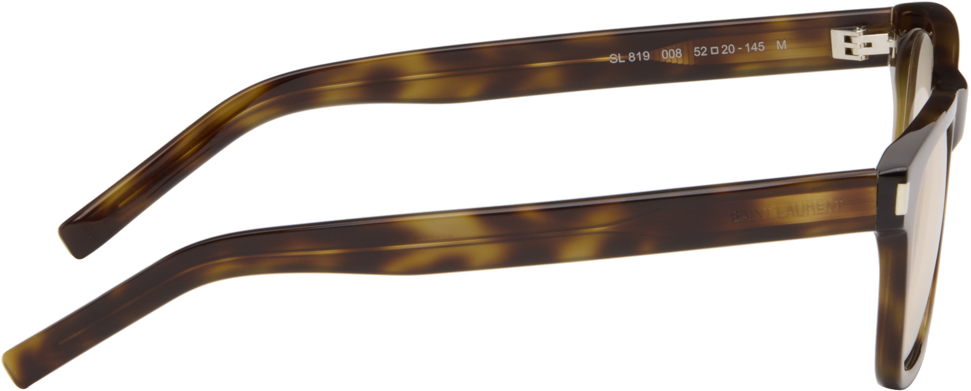 Saint Laurent: Brown SL 819 800 Sunglasses | SSENSE