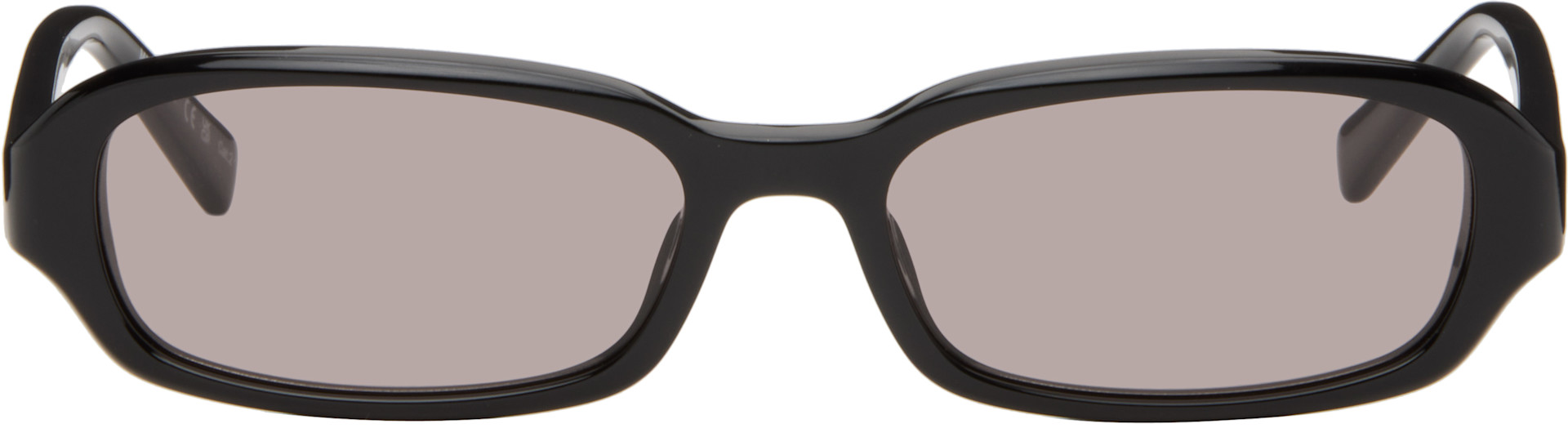 Saint Laurent: ブラック SL 872 Erin サングラス | SSENSE 日本