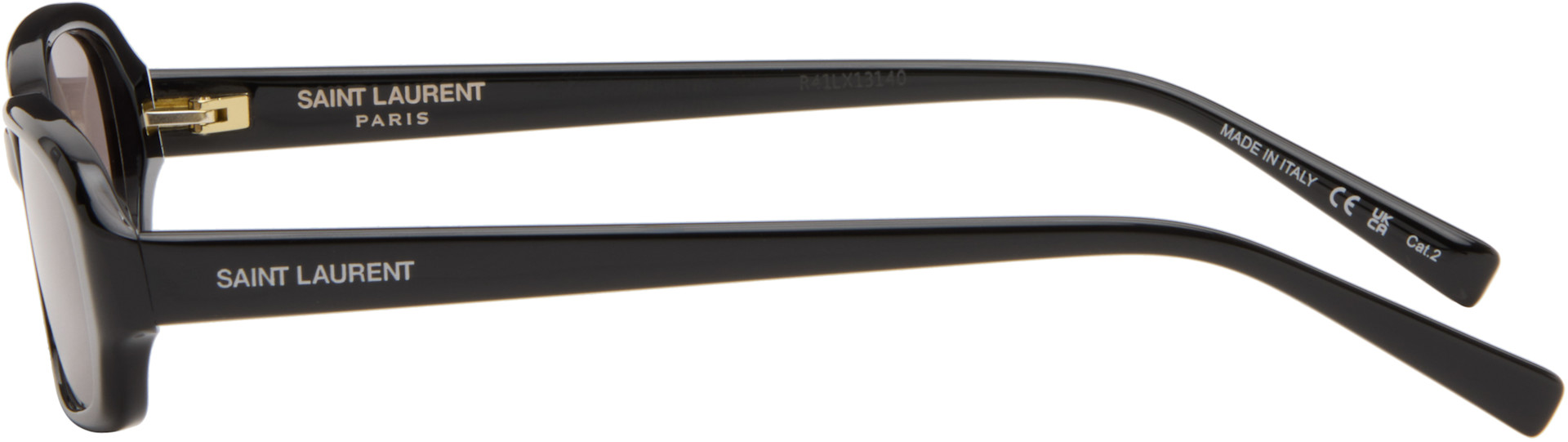 Saint Laurent: ブラック SL 872 Erin サングラス | SSENSE 日本