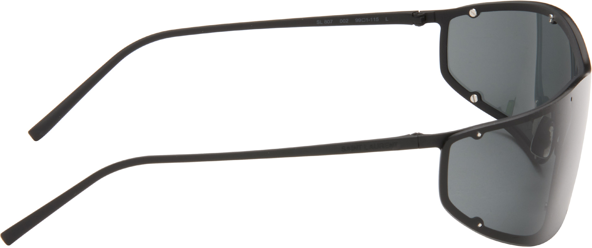 Saint Laurent: Black SL 807 Sunglasses | SSENSE Switzerland