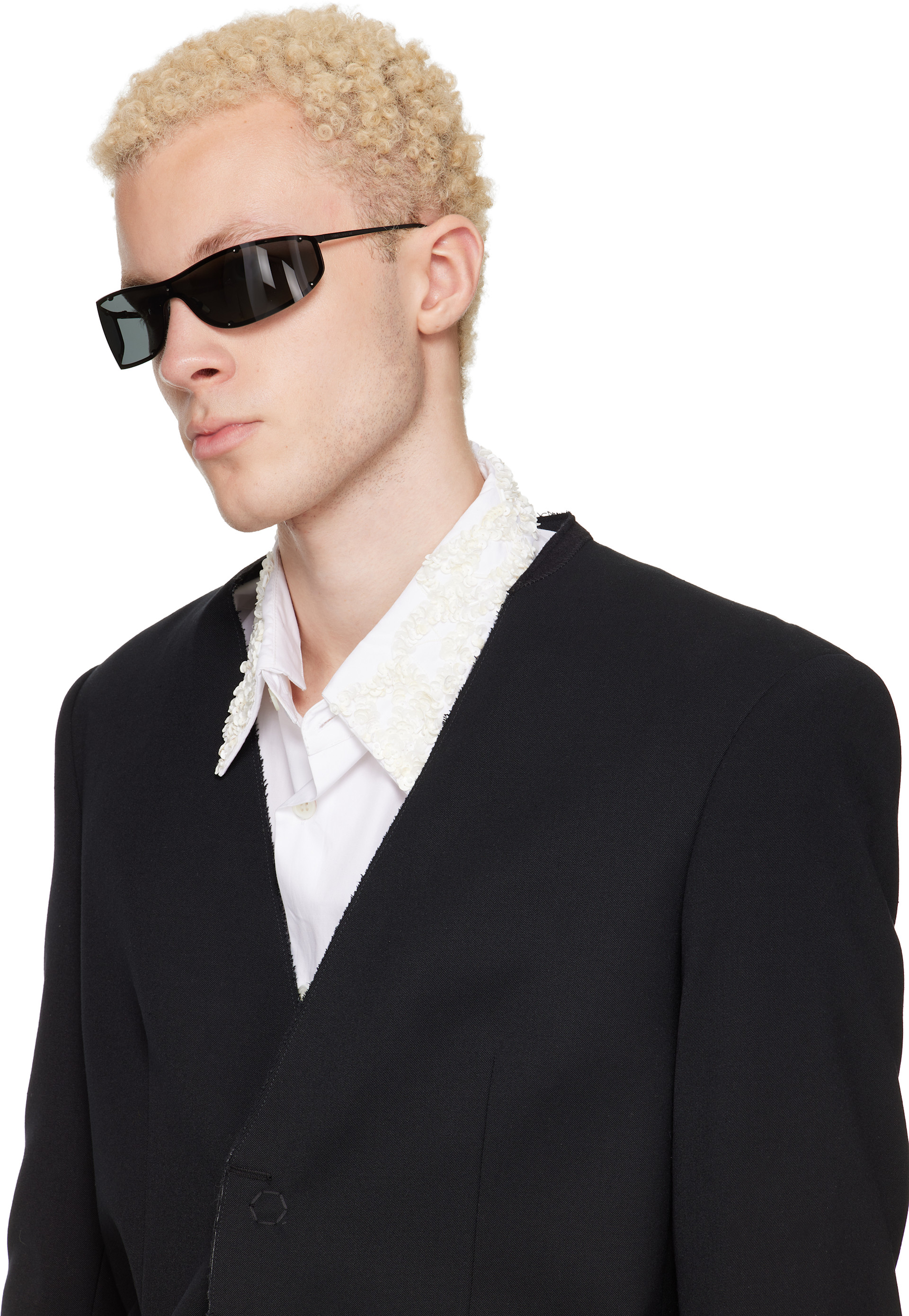 Saint Laurent: Black SL 807 Sunglasses | SSENSE
