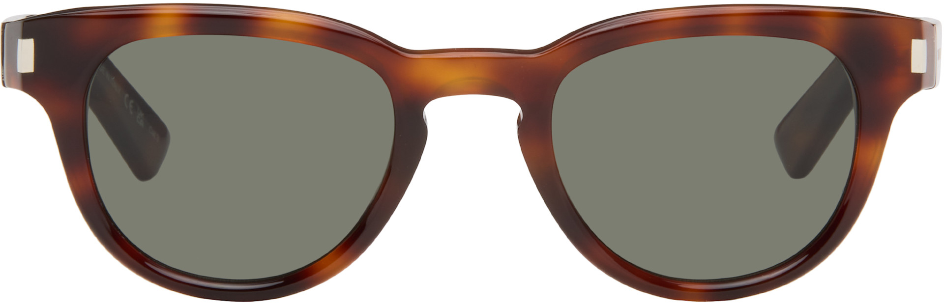 Saint Laurent: Brown SL 876 Sunglasses | SSENSE