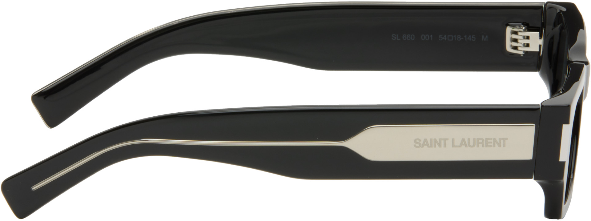 Saint Laurent: Black SL 660 Sunglasses | SSENSE