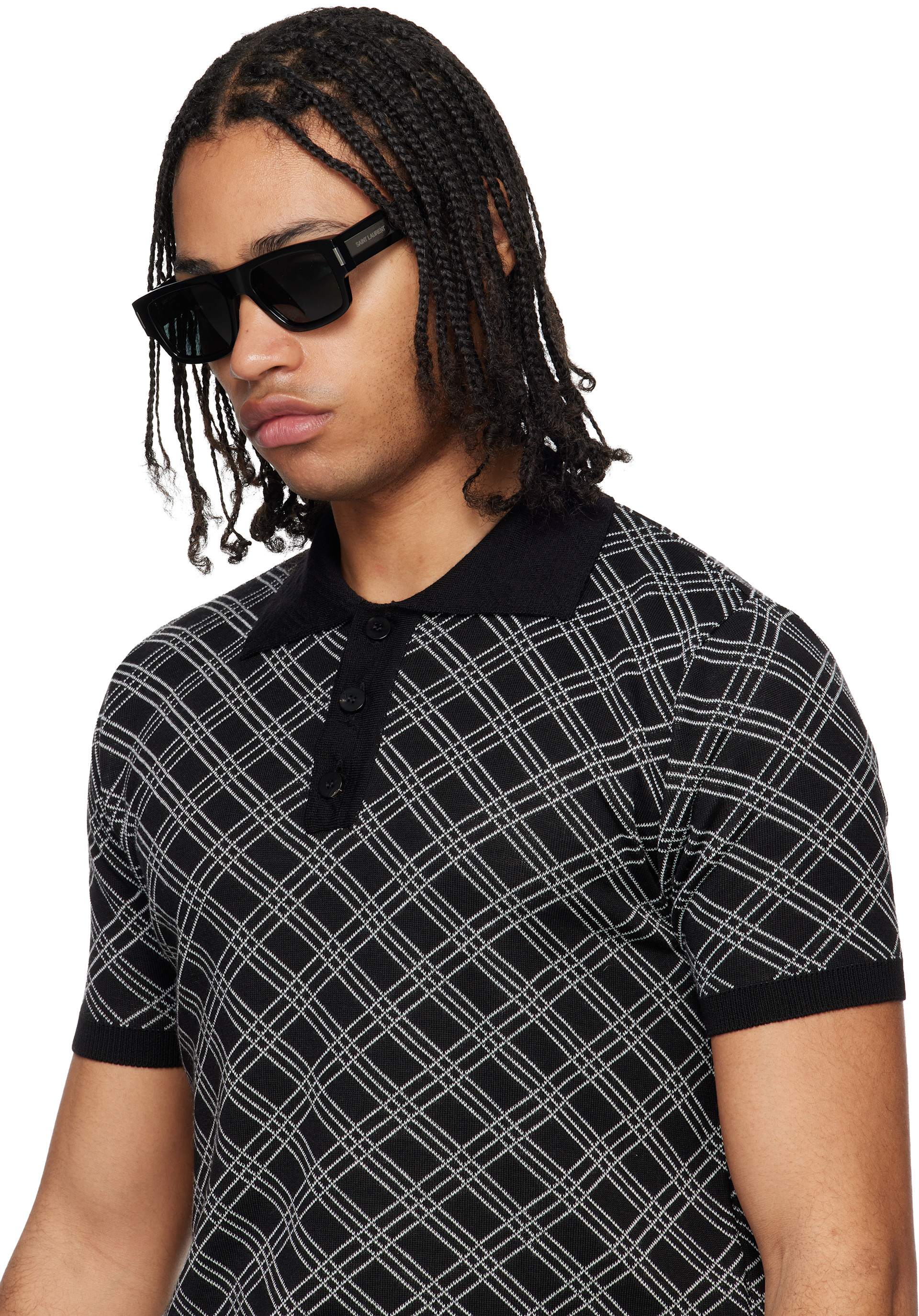 Saint Laurent: ブラック SL 659 サングラス | SSENSE 日本 Saint Laurent: ブラック SL 659 サングラス | SSENSE 日本
