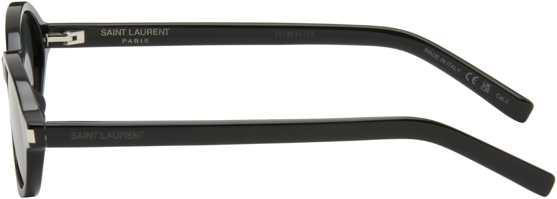Saint Laurent: ブラック SL 751 Jeanne サングラス | SSENSE 日本