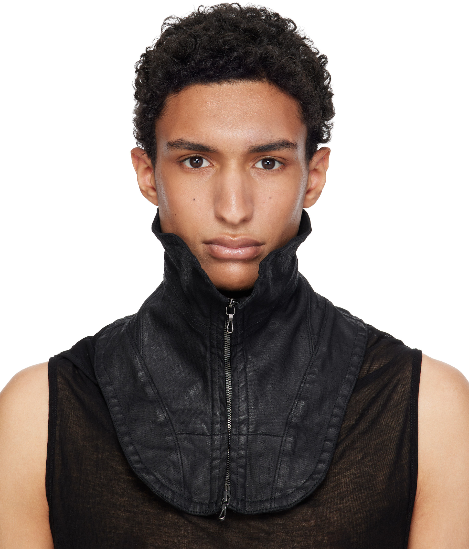 Julius - Col noir à glissière