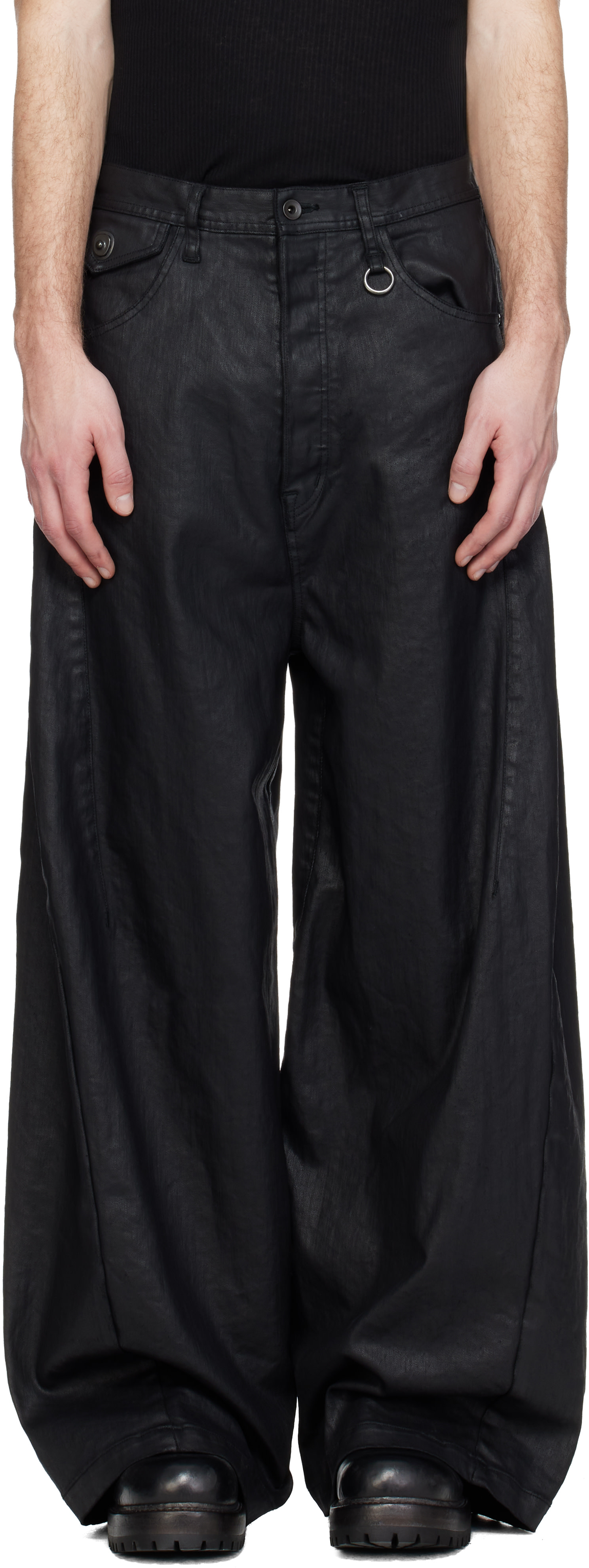 Julius - Jean ample Dk noir