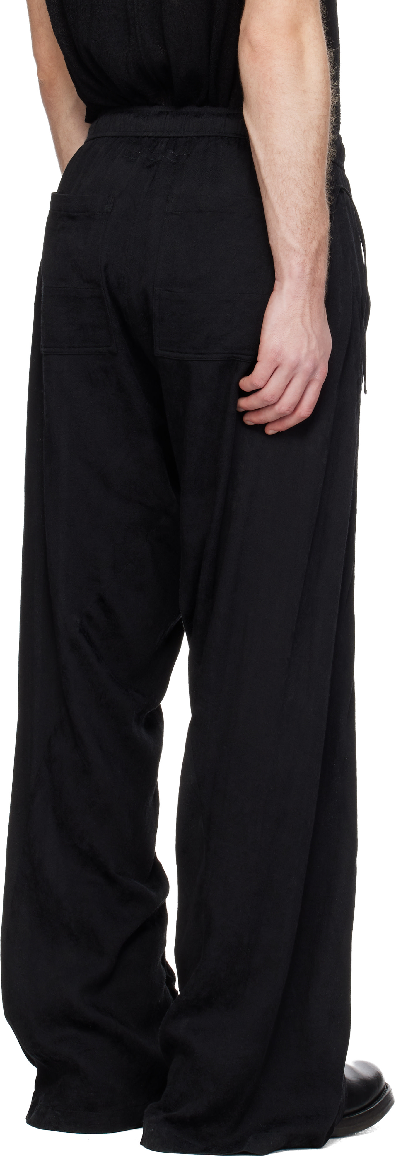 Julius - Pantalon évasé ample noir
