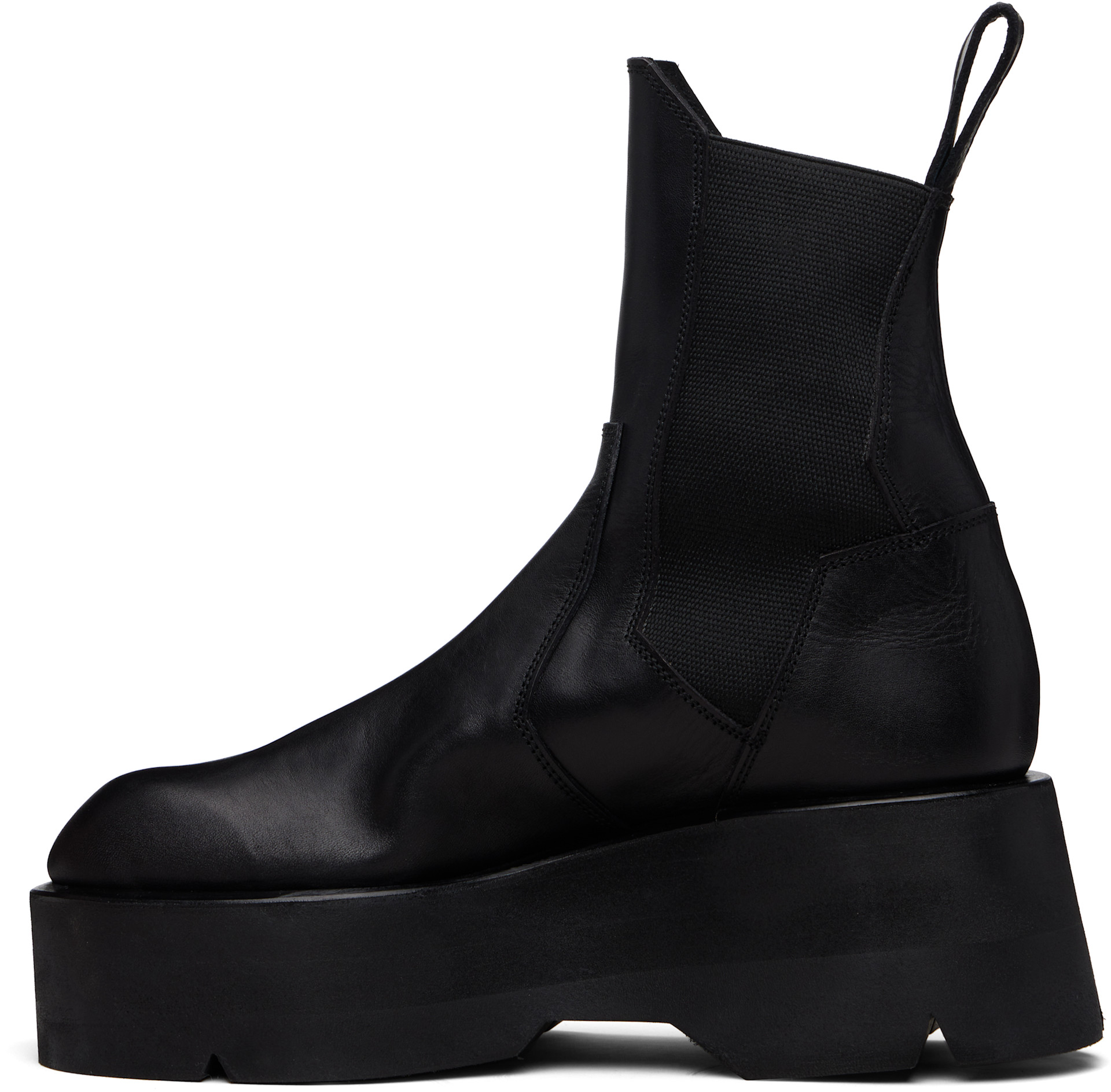 Julius: Black Prism Side Gore Chelsea Boots | SSENSE