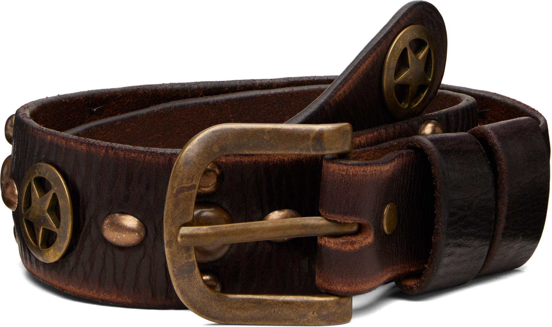 RRL - Ceinture Callahan brune
