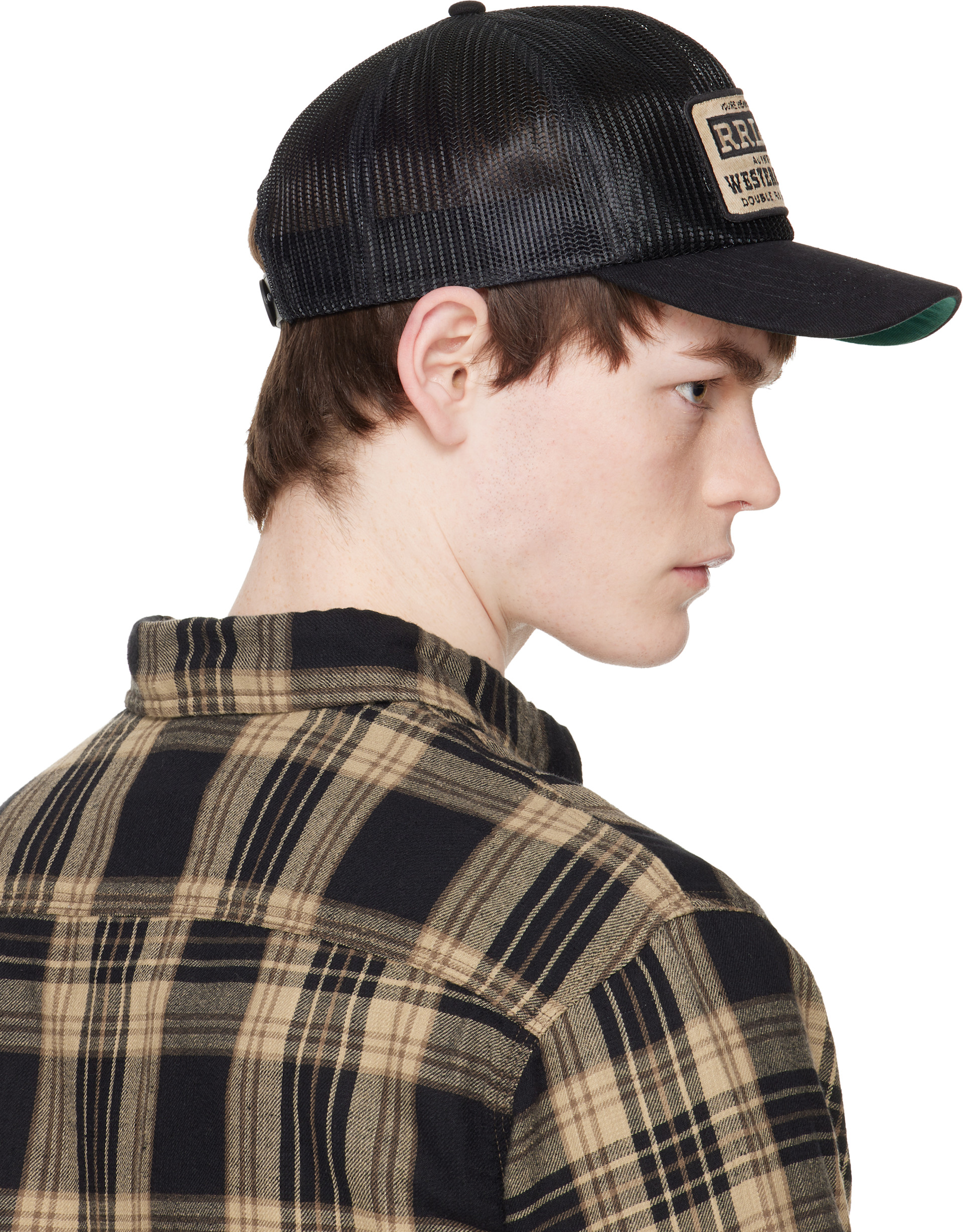 RRL: ブラック Western トラッカーキャップ | SSENSE 日本