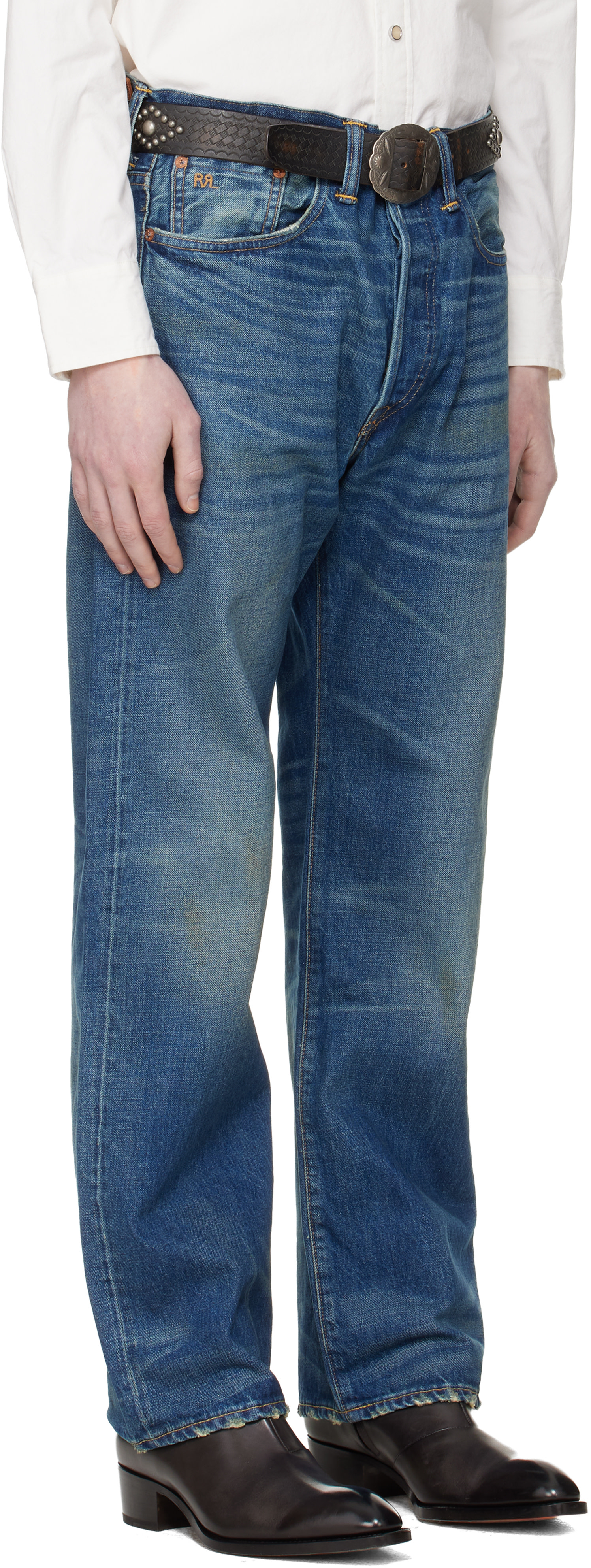 RRL: ブルー Vintage 5-Pocket Grandfalls ジーンズ | SSENSE 日本