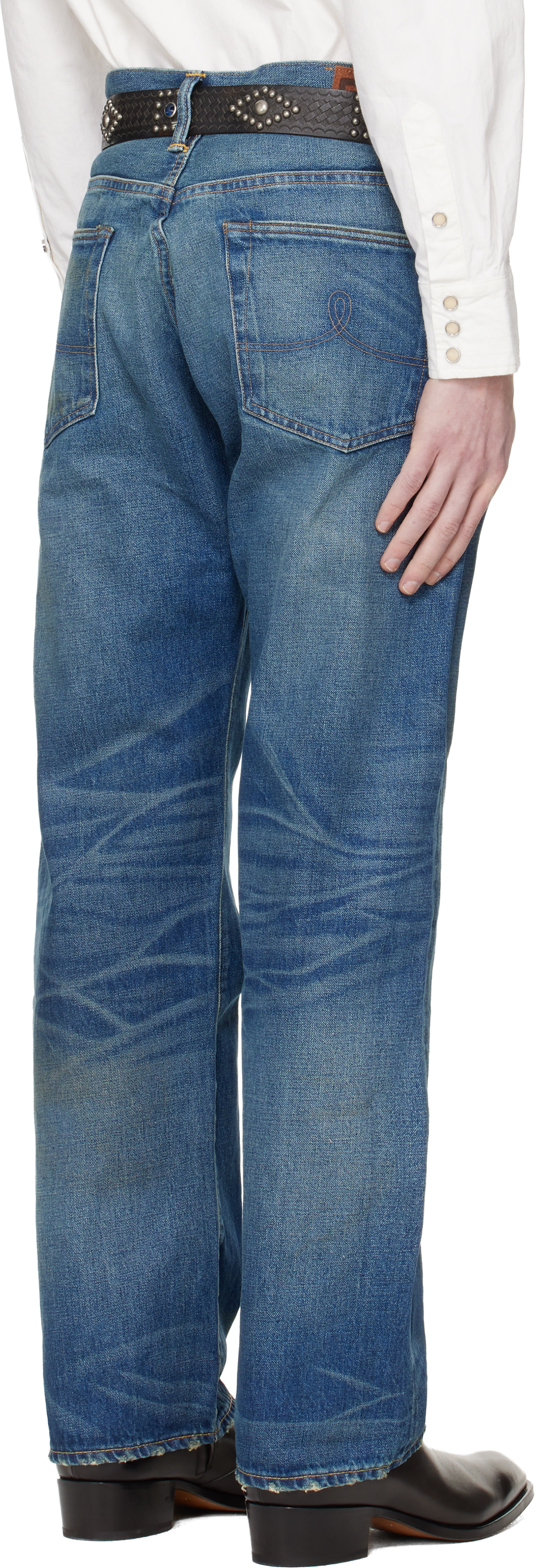 RRL: ブルー Vintage 5-Pocket Grandfalls ジーンズ | SSENSE 日本