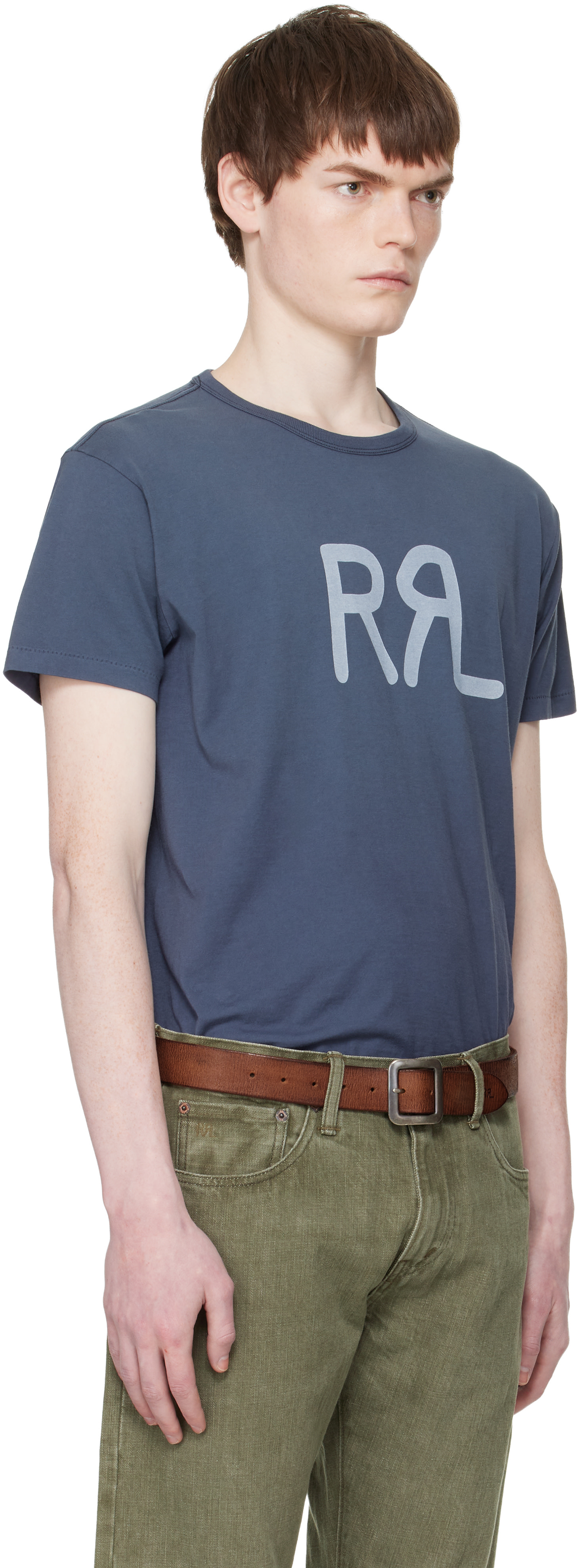 RRL - Blue Ranch Logo T-shirt
