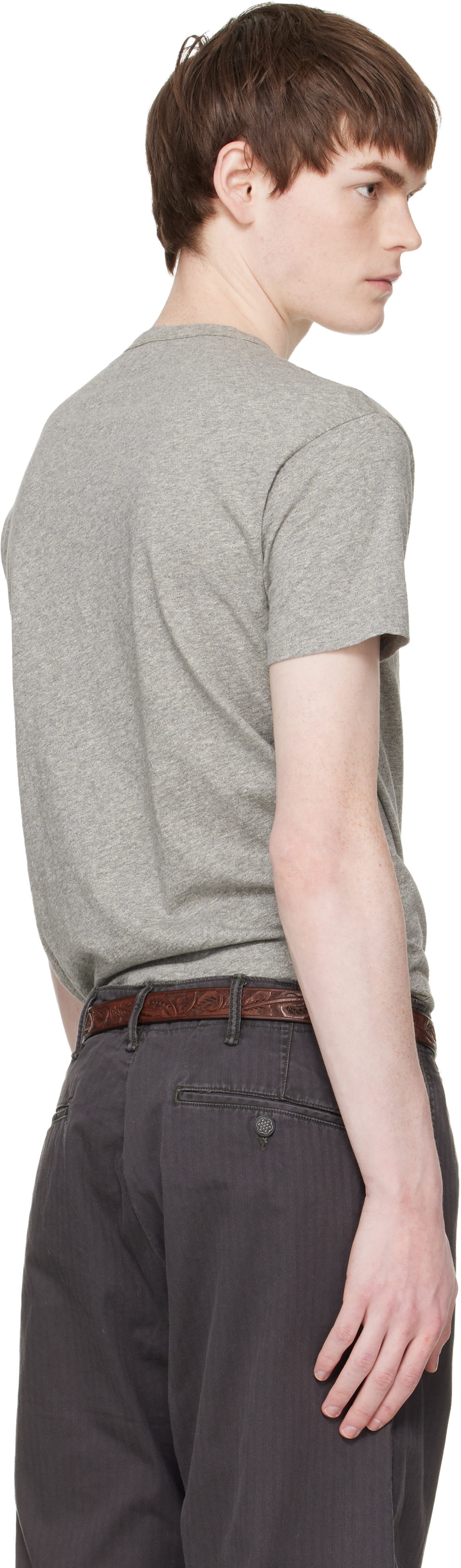 RRL - Gray Logo T-shirt