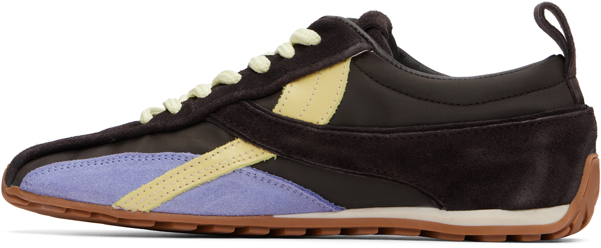 Alohas: Brown Tb.304 Nylon Leather Sneakers | SSENSE