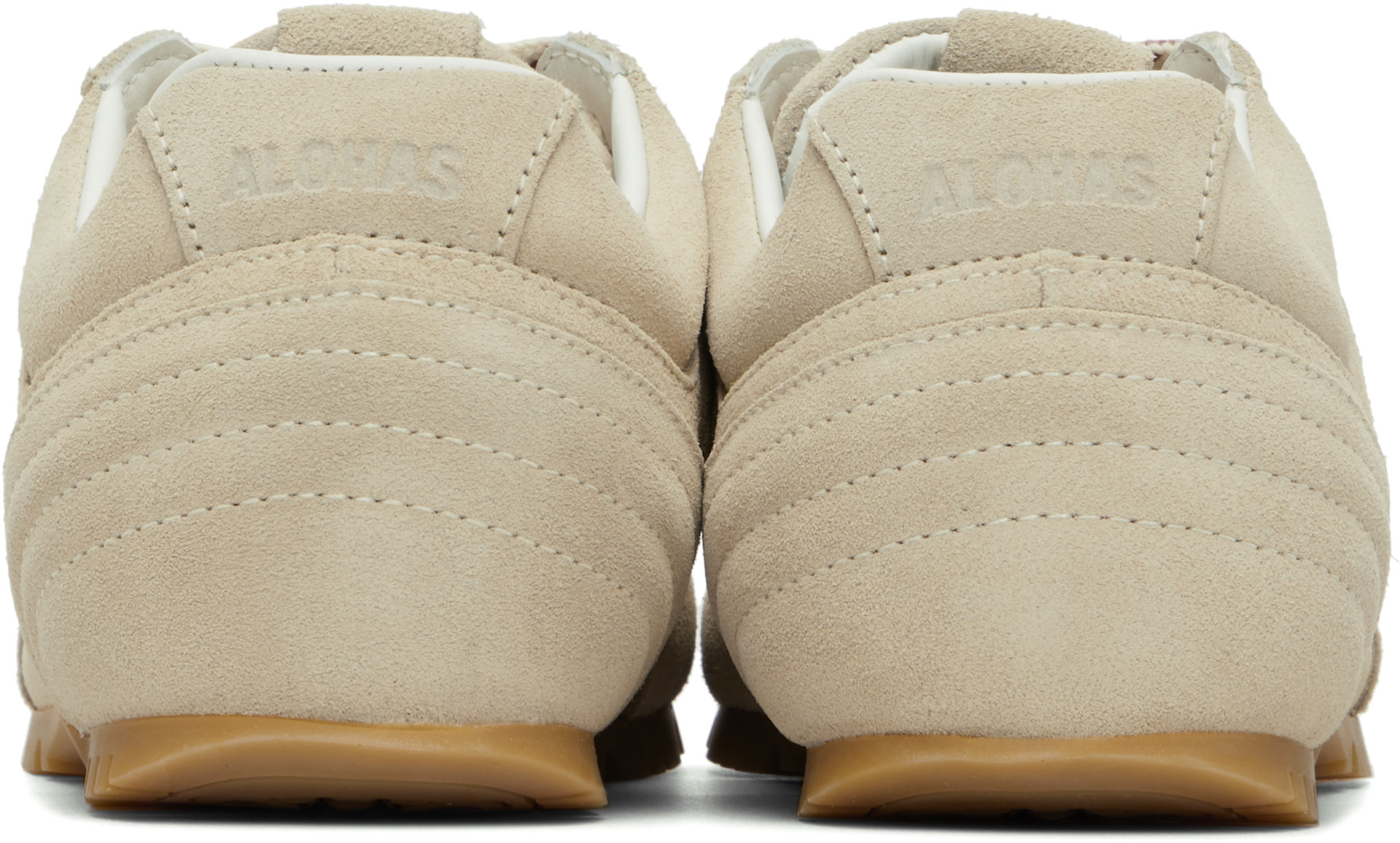 Alohas - Baskets Tb.56 beiges en suède