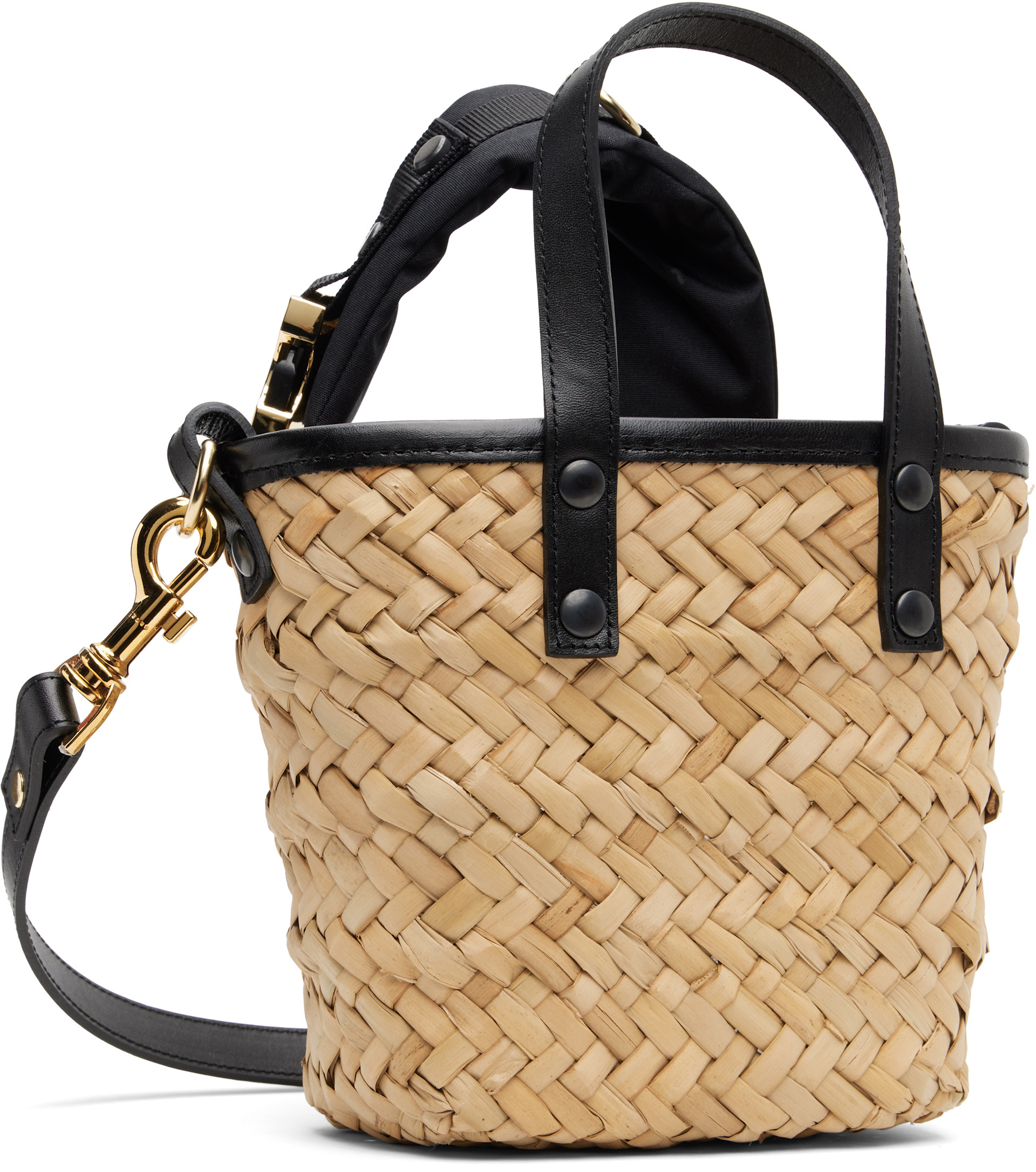 sacai - Micro sac hybride beige