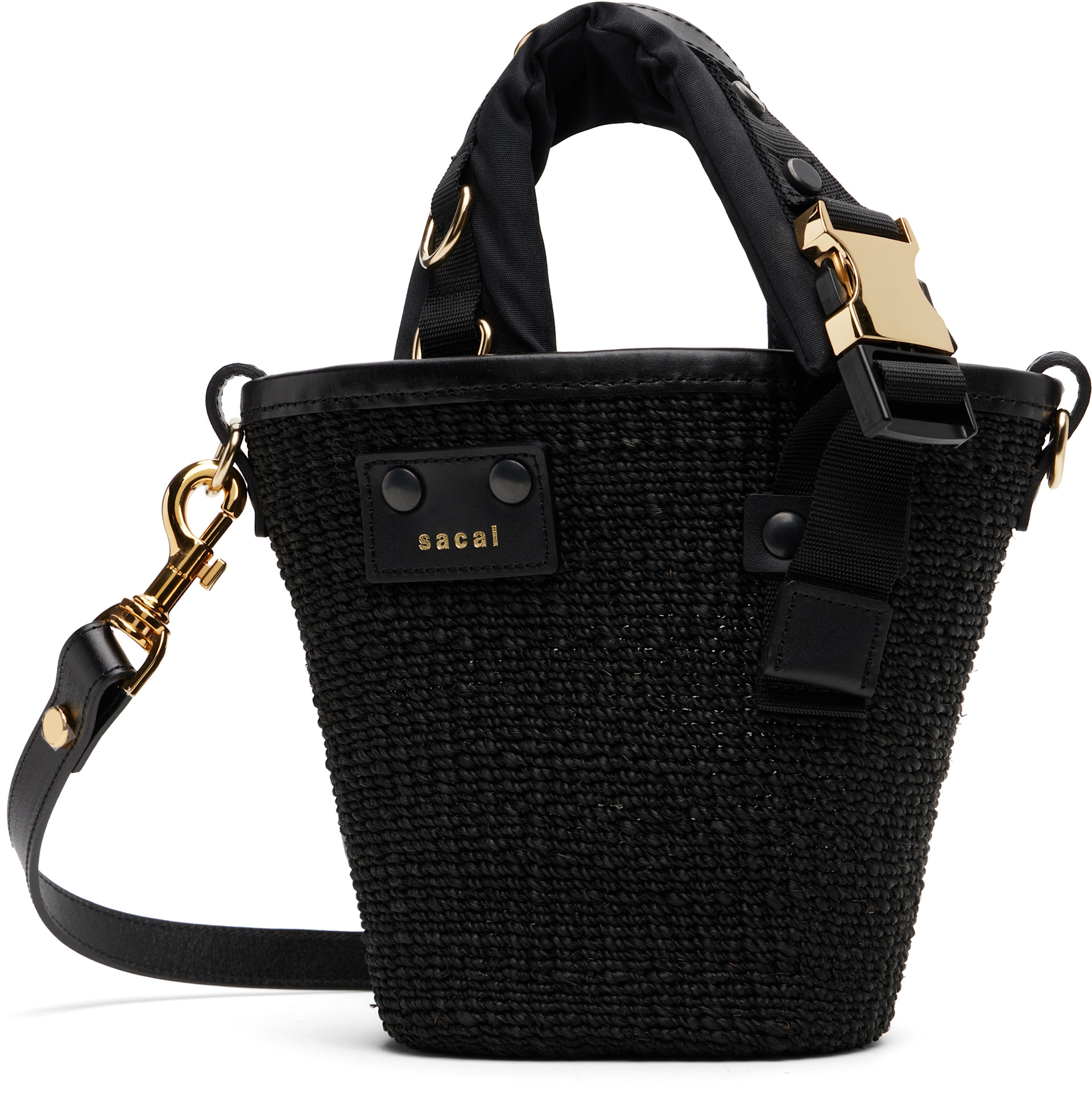 sacai - Micro sac hybride noir
