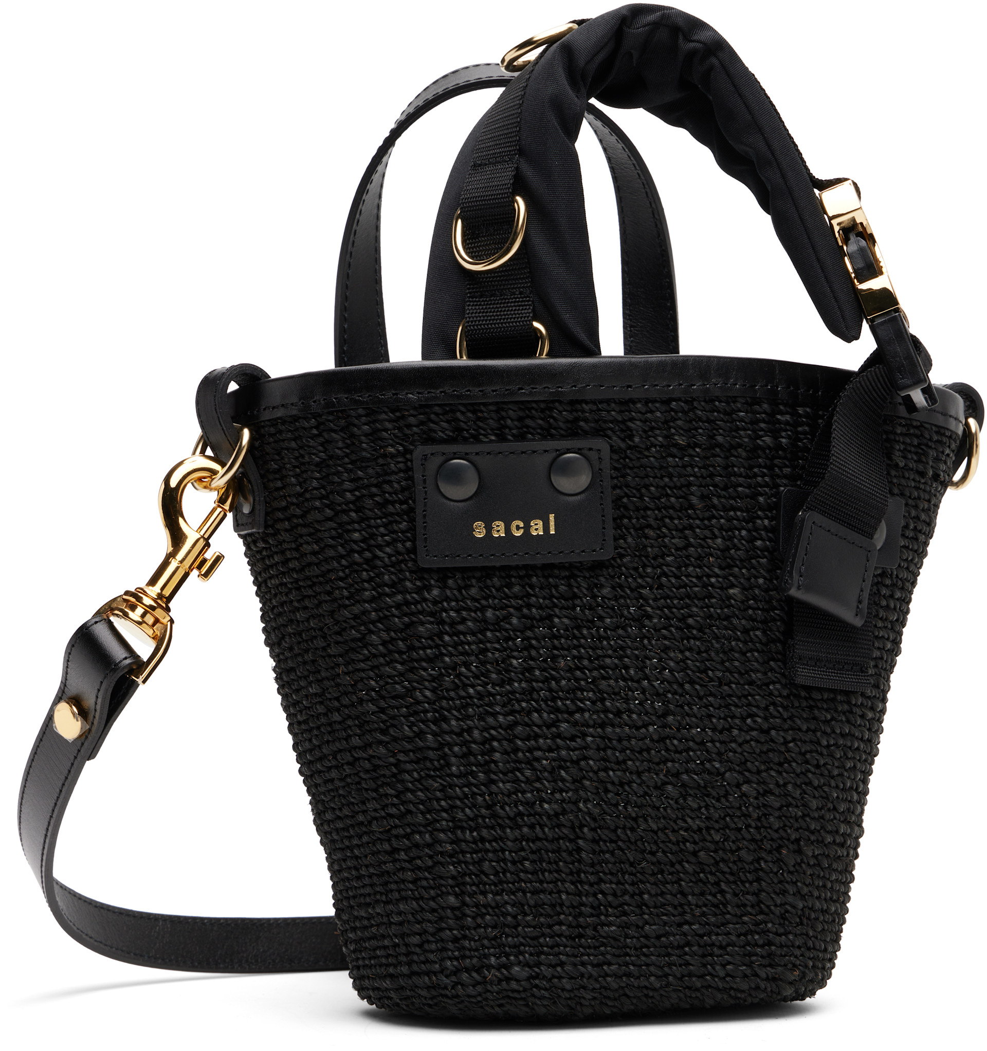 sacai - Micro sac hybride noir