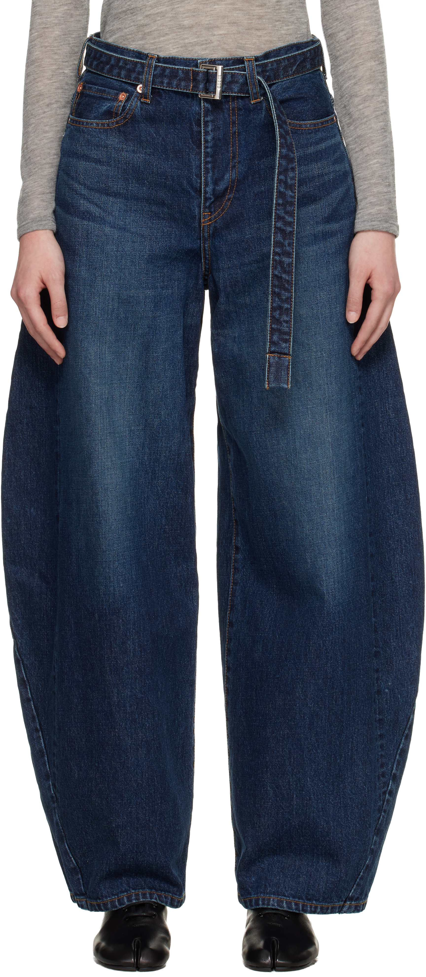 sacai - Jean bleu en denim