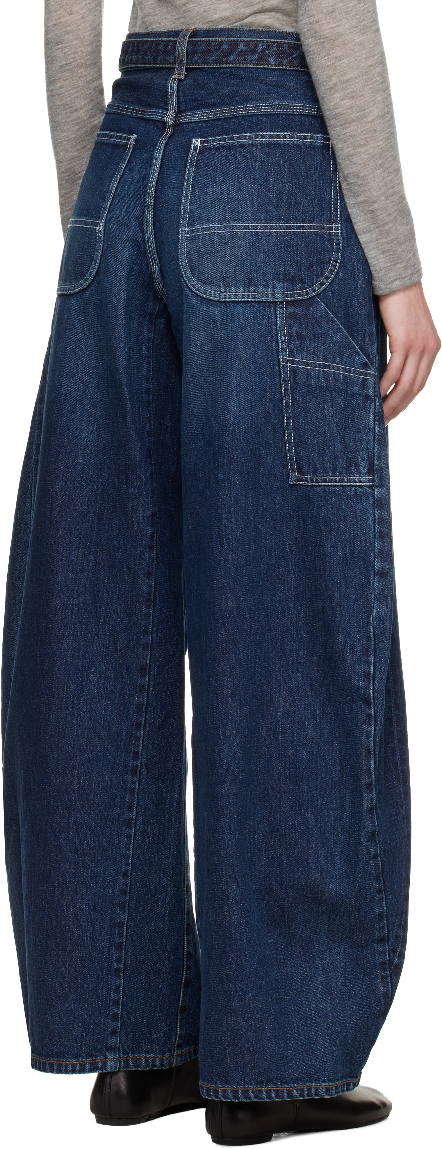 sacai - Jean bleu en denim