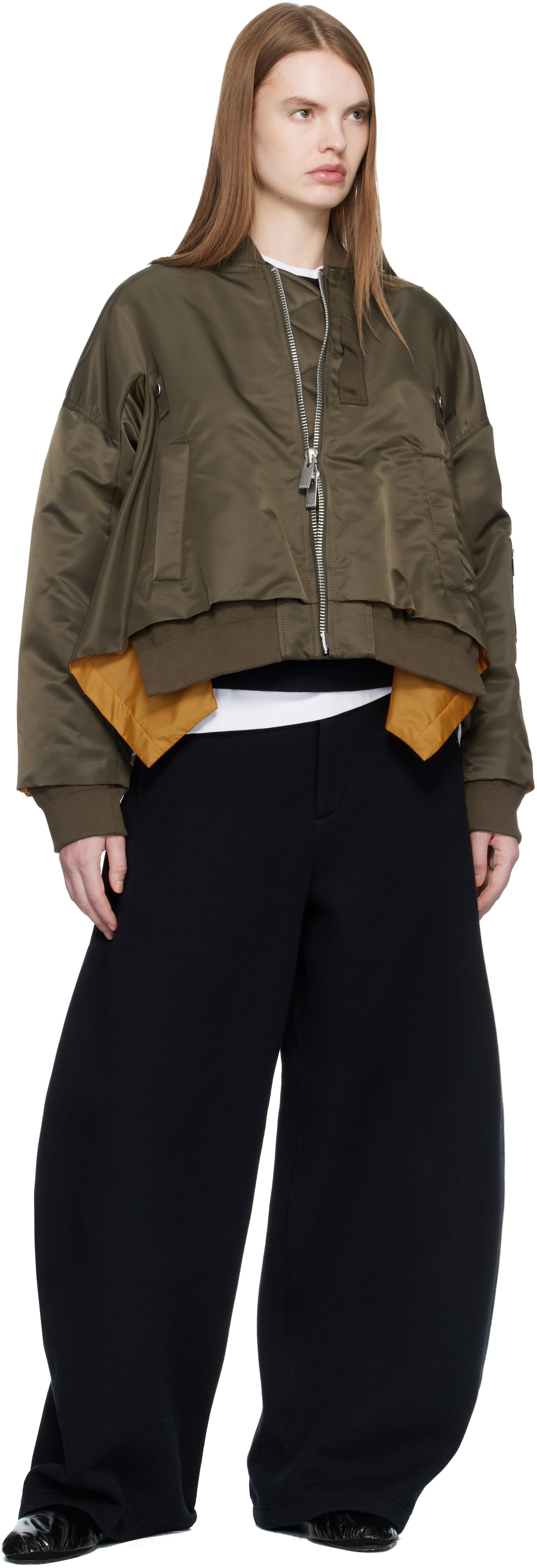 sacai: ブラック Sponge スウェットパンツ | SSENSE 日本