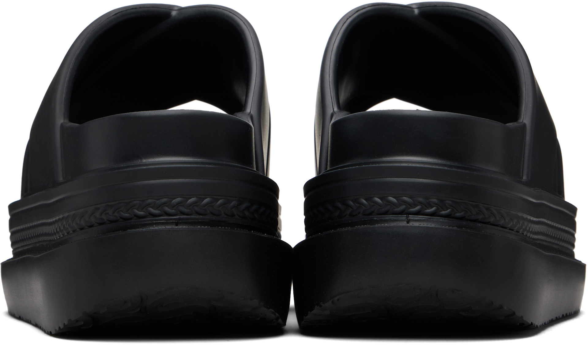 ほぼ新品Sacai Foam Multiple Sole Sandals25SS Sacai: Foam Multiple Sole Sandals (Black) | DSMNY E-SHOP