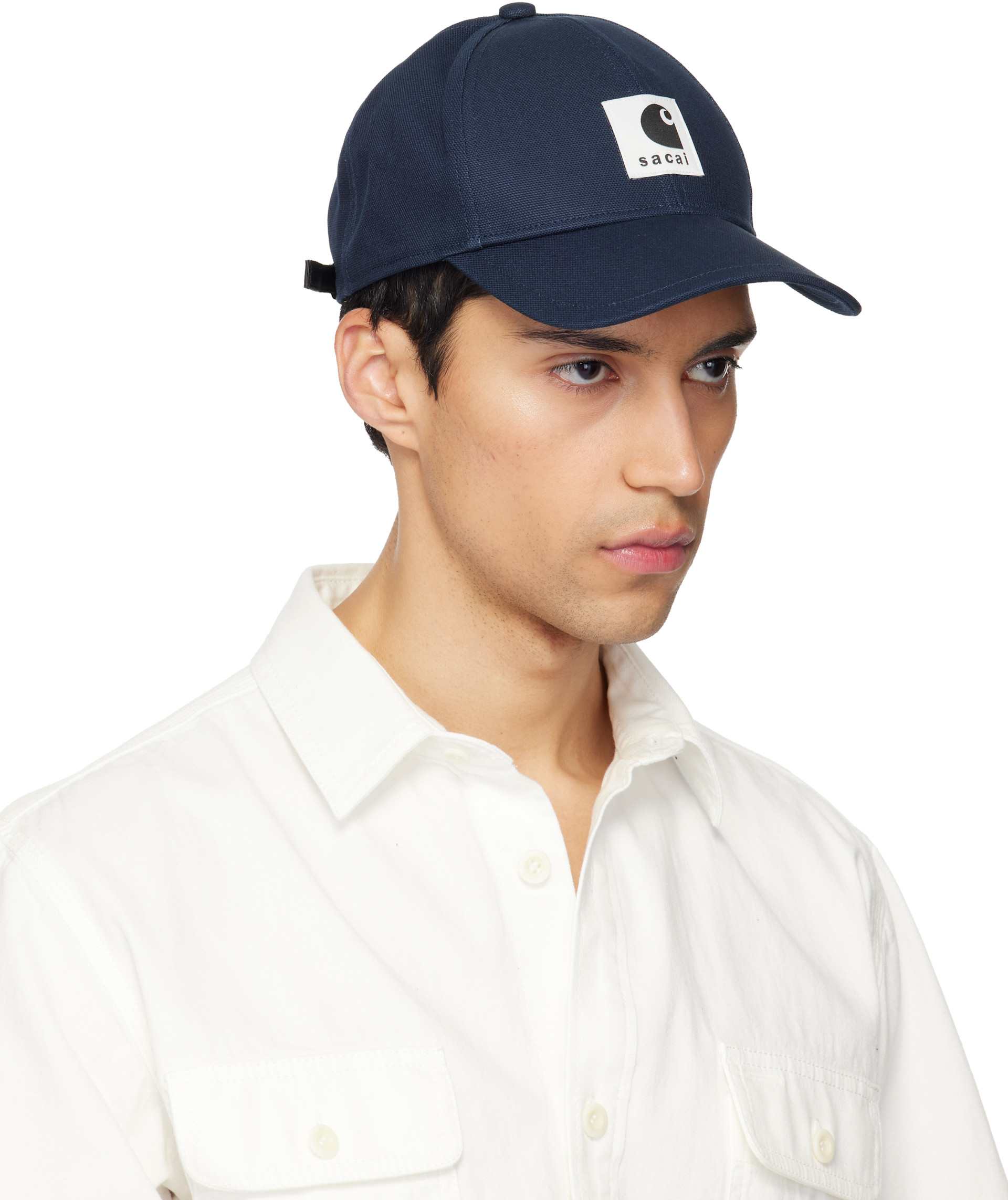 sacai: ネイビー Carhartt WIPエディション Duck キャップ | SSENSE 日本