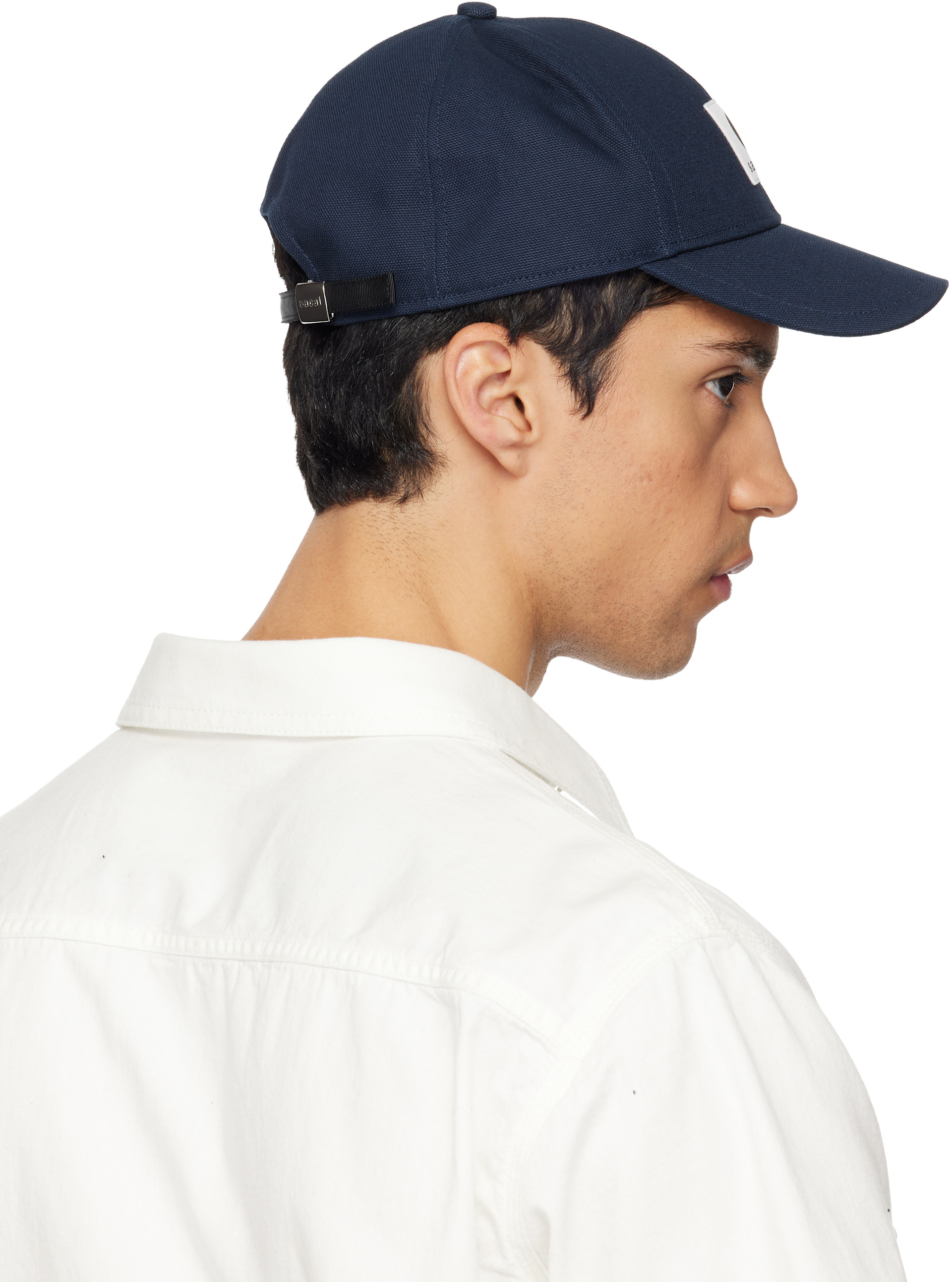 sacai: Navy Carhartt WIP Edition Duck Cap | SSENSE