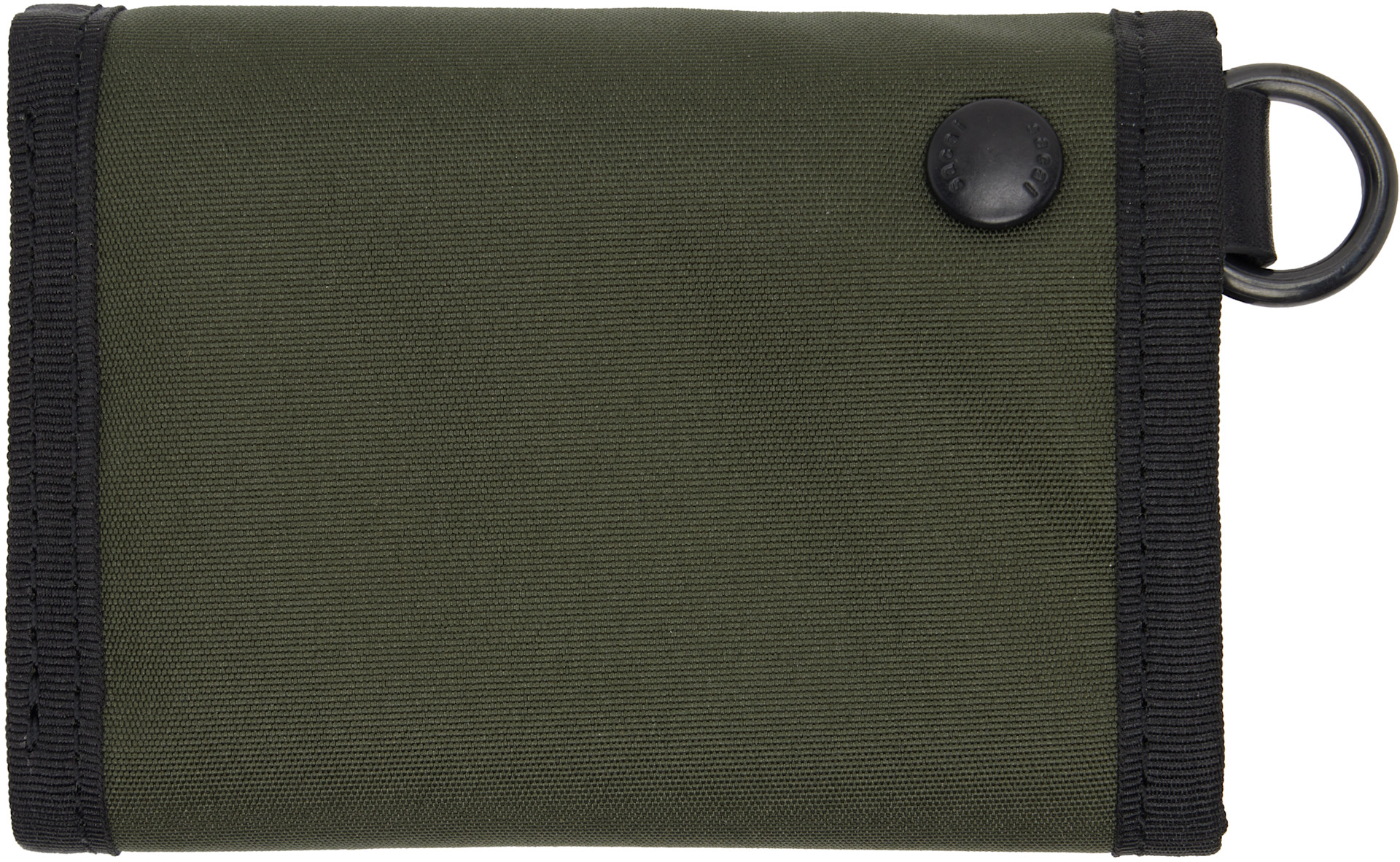 キ*ん様 Sacai×porterオリーブグリーン 三つ折り財布 ストラップ付き sacai: カーキ Pocket 三つ折り財布 | SSENSE 日本