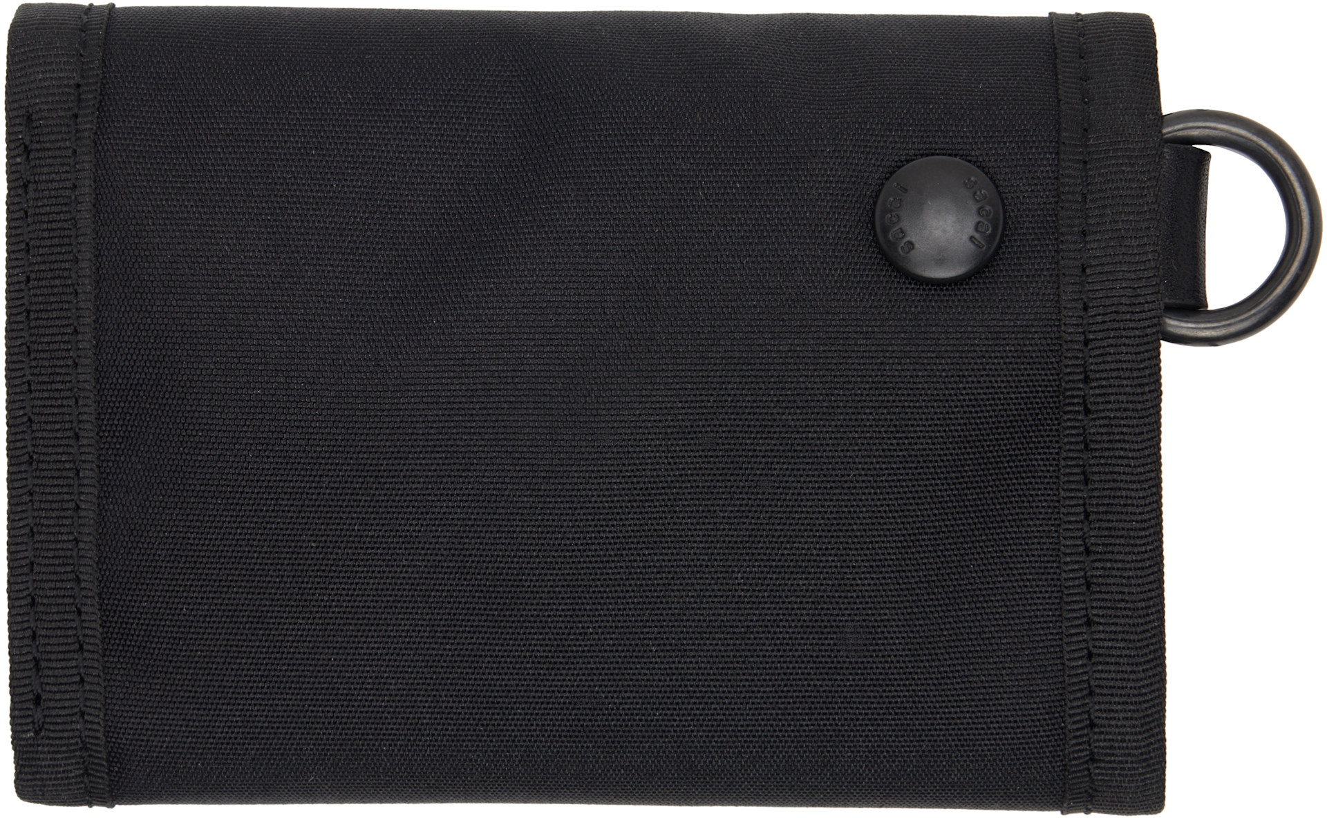 sacai: ブラック Pocket 三つ折り財布 | SSENSE 日本