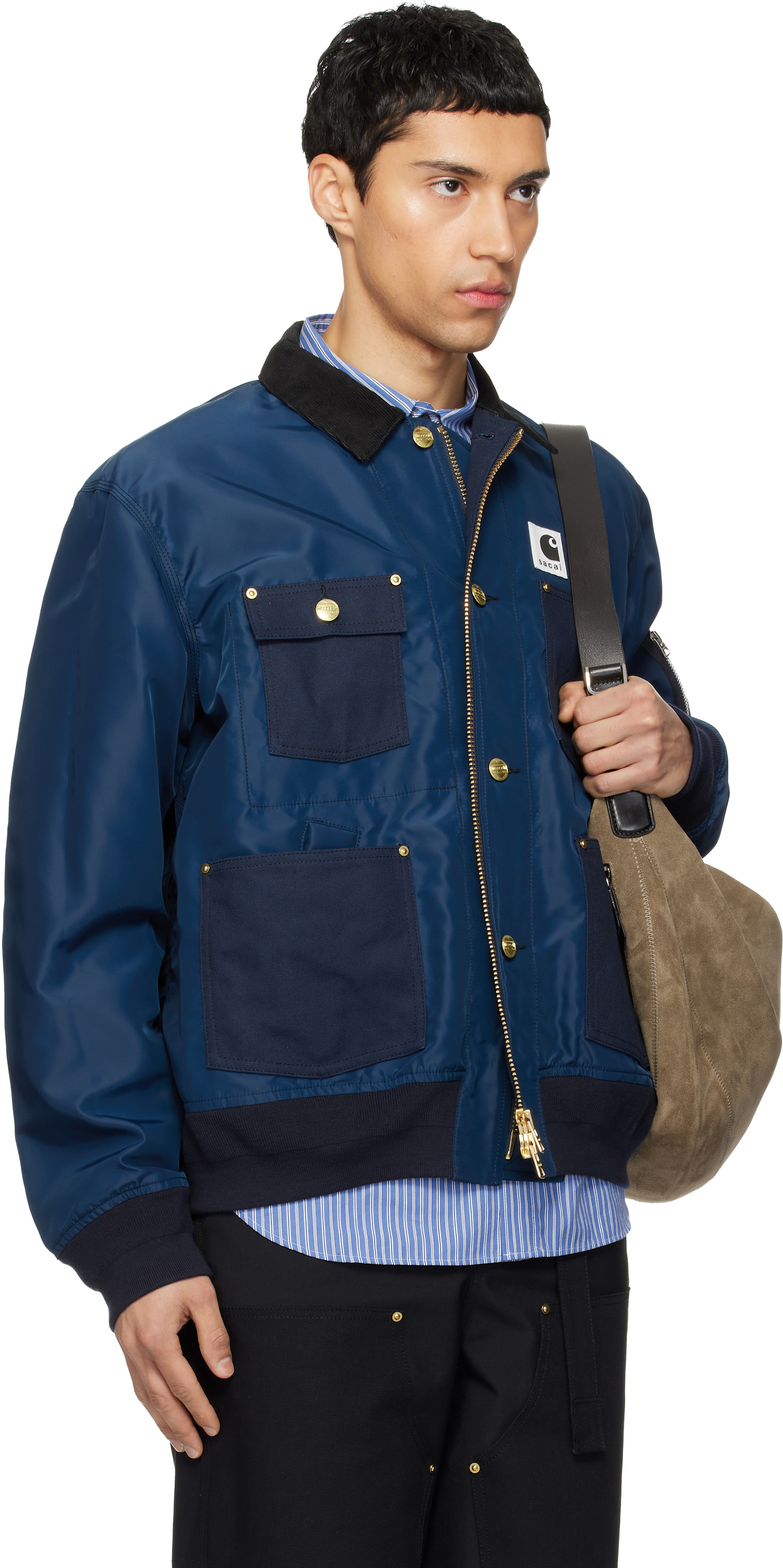 sacai x Carhartt Nylon Blouson サイズ3 x Carhartt WIP Nylon Twill x Duck Blouson Ivory | HAVEN