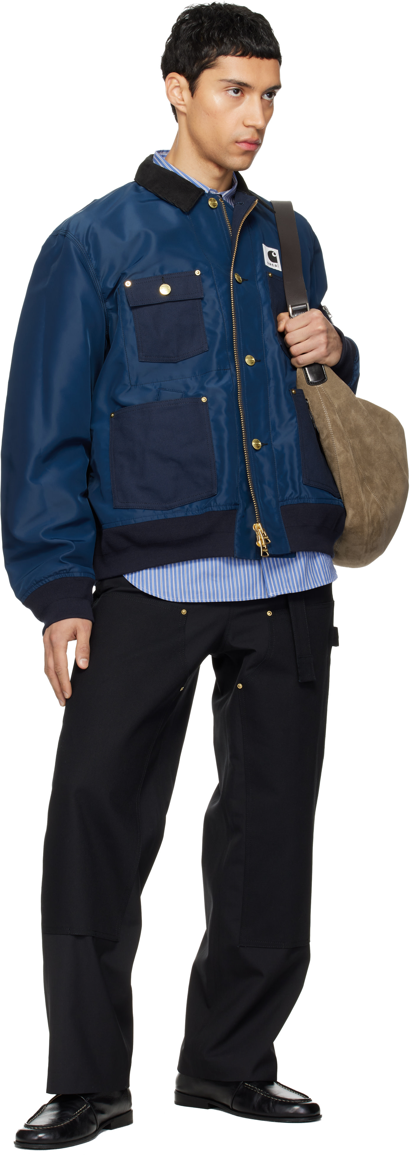 sacai: ネイビー Carhartt WIPエディション Nylon Twill & Duck
